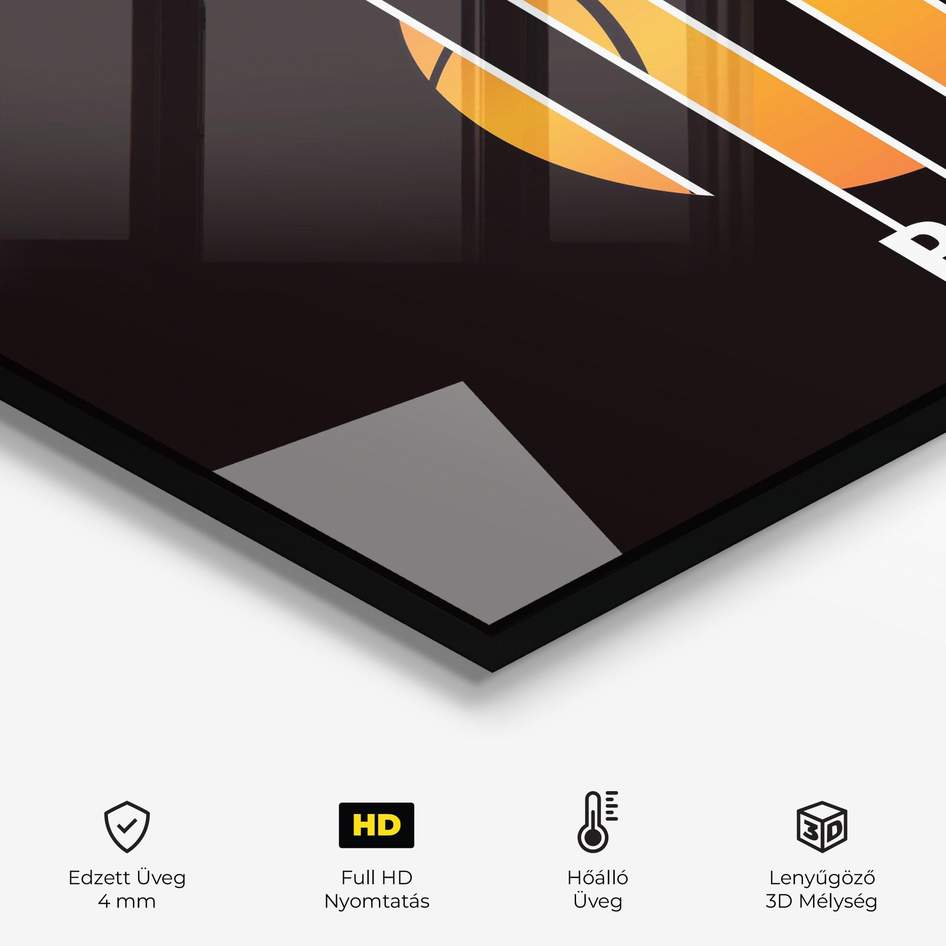 Konyhai üveg hátfal Basket Ball mockup 2