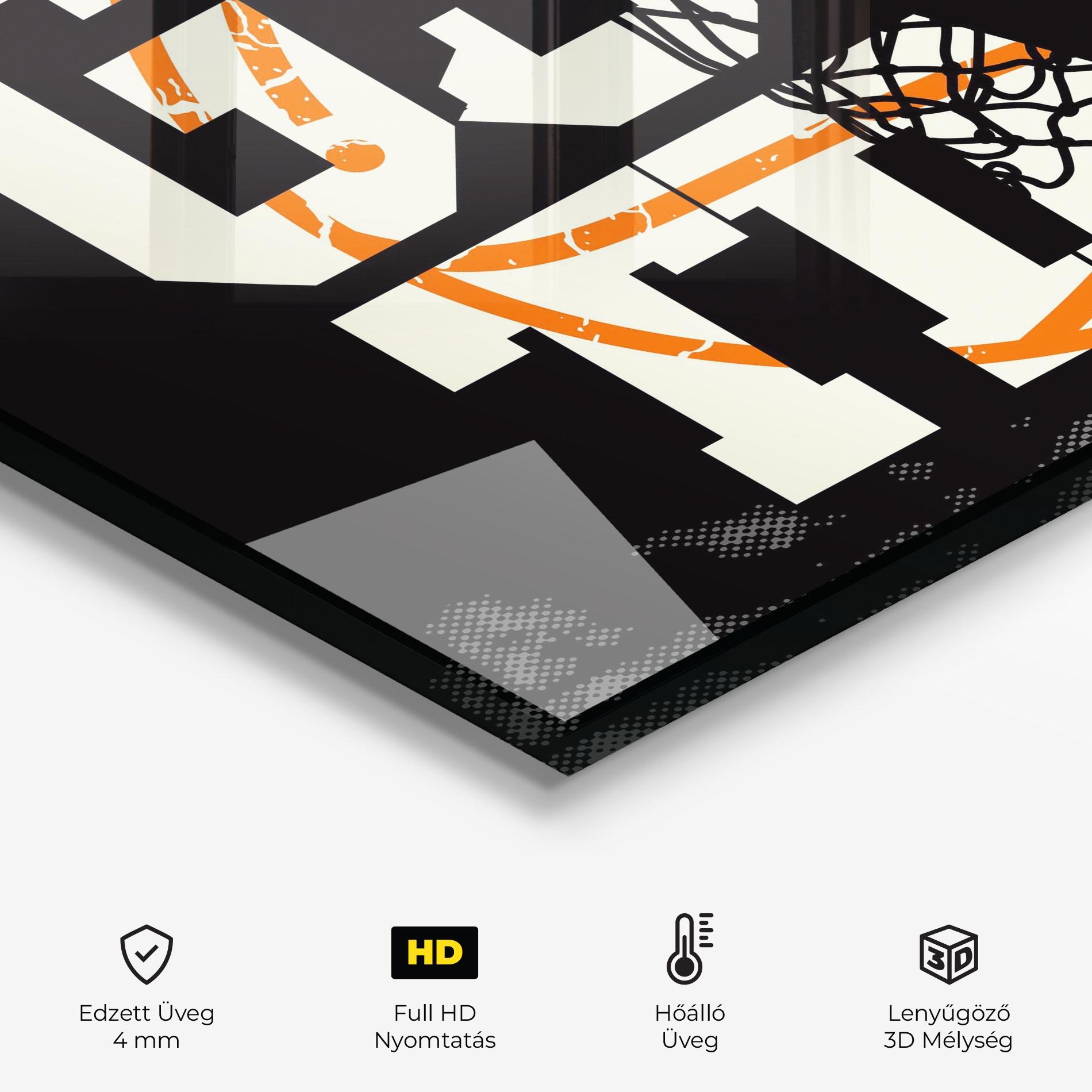 Konyhai üveg hátfal Good Time Basket mockup 2