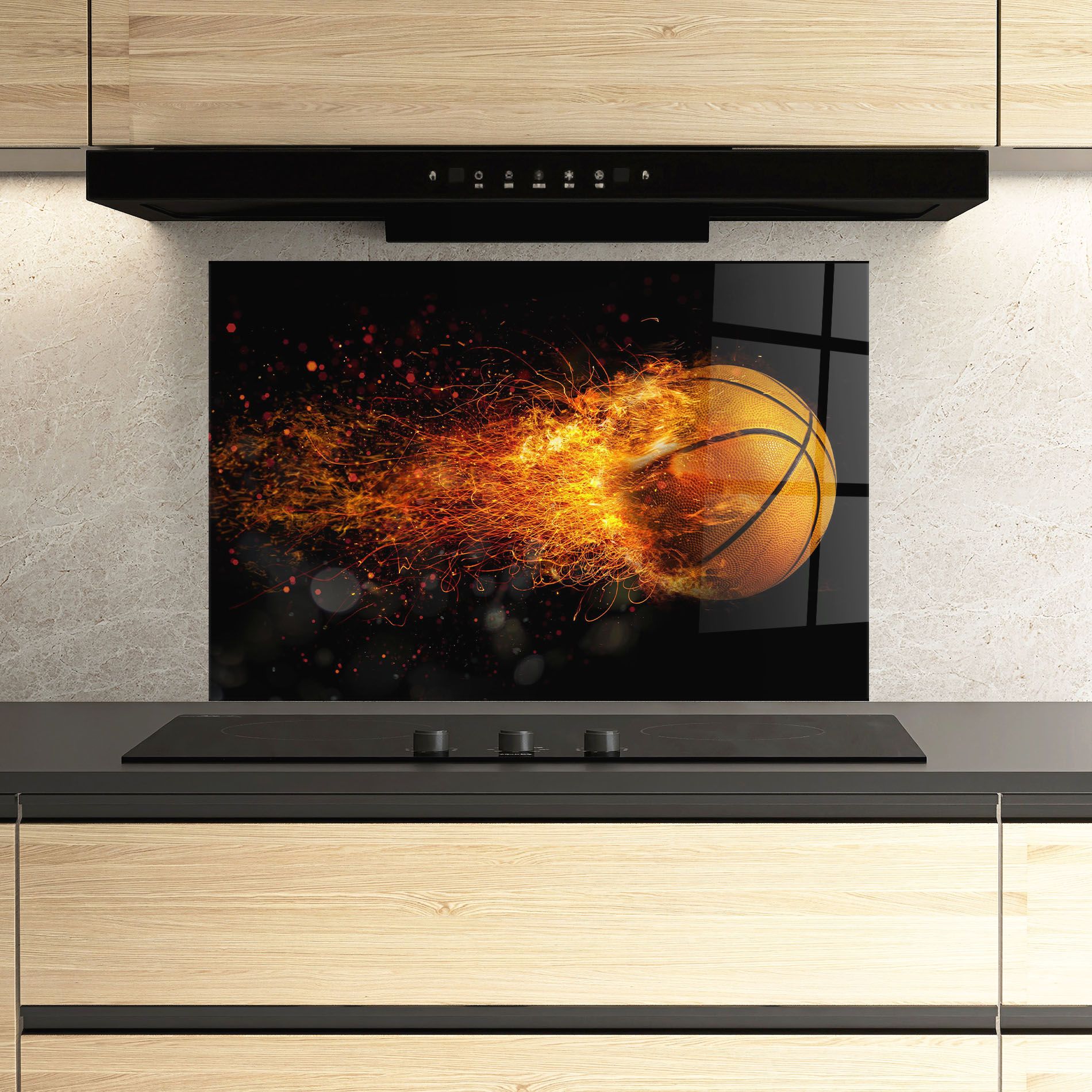 Basket Ball Flame mockup 3