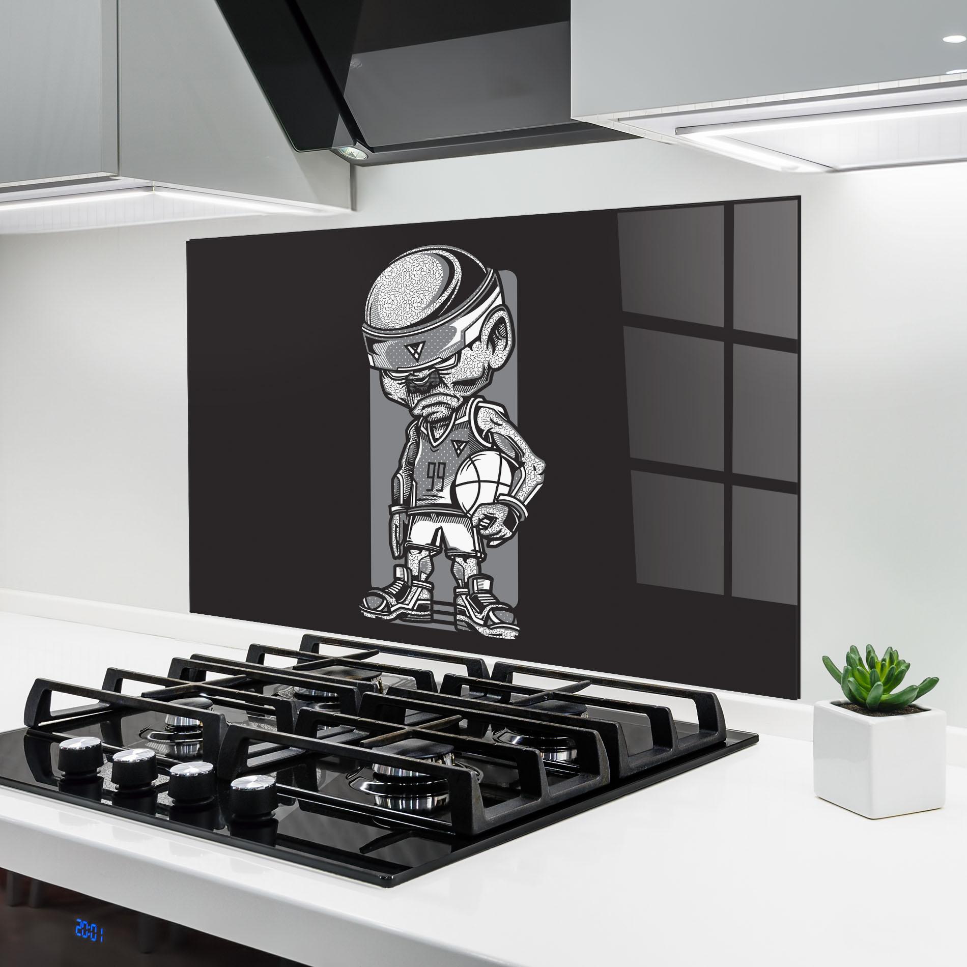 Konyhai üveg hátfal Old Man Basket mockup 6