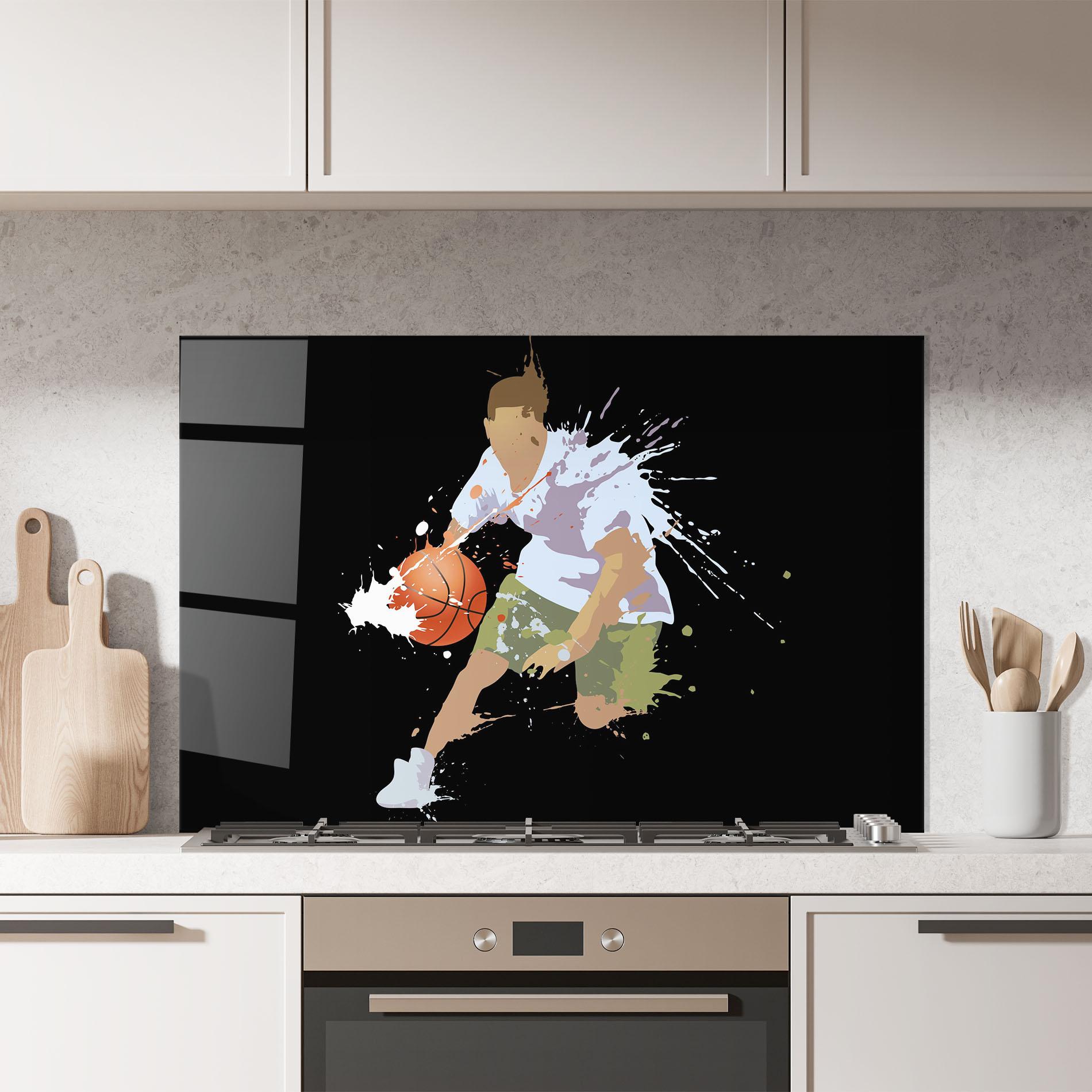 Konyhai üveg hátfal Basket Splash mockup 7