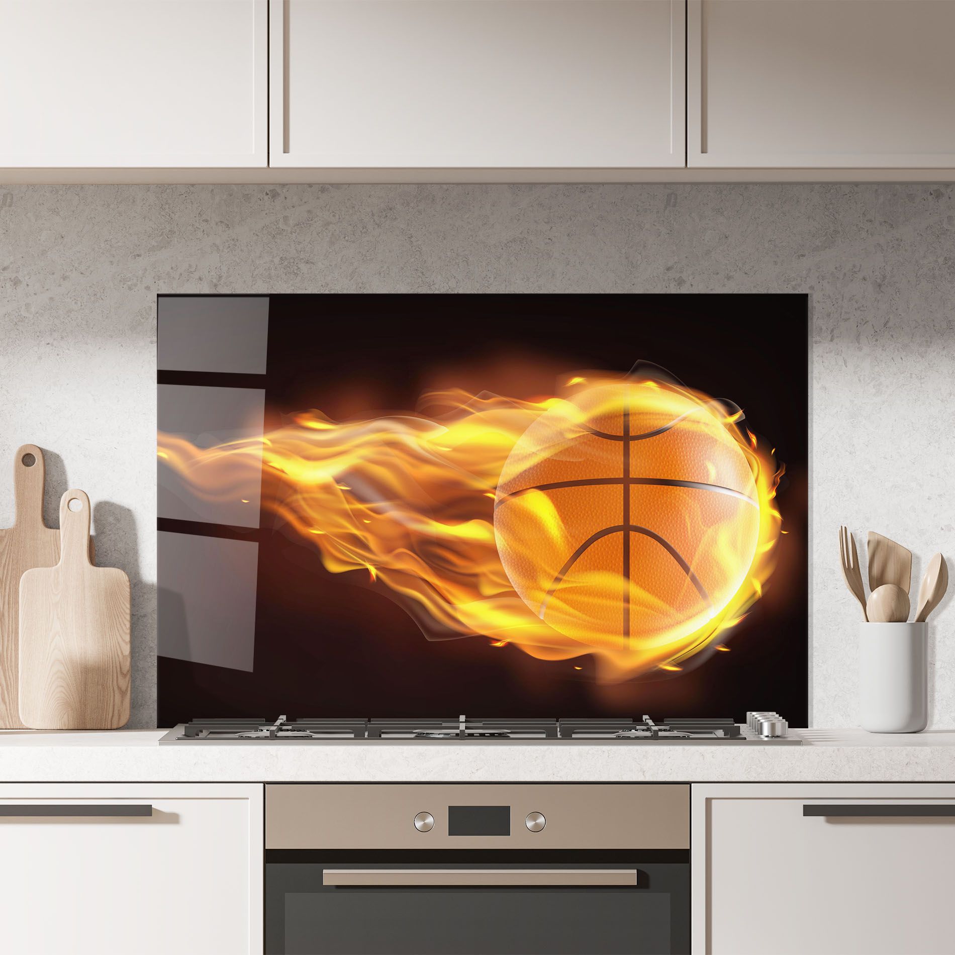Basketball On Fire mockup 7