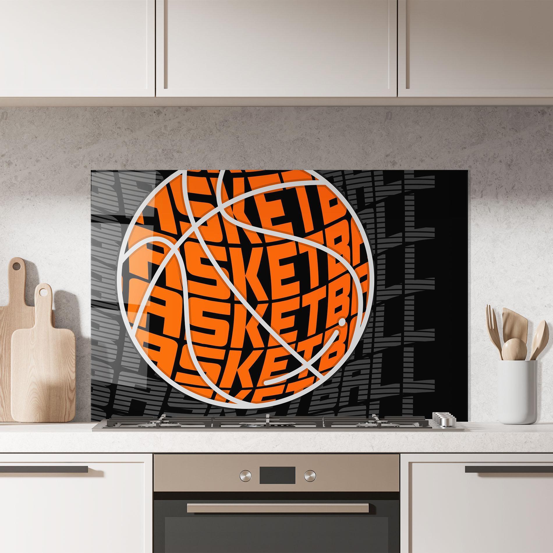 Konyhai üveg hátfal Grey Orange Basket mockup 7