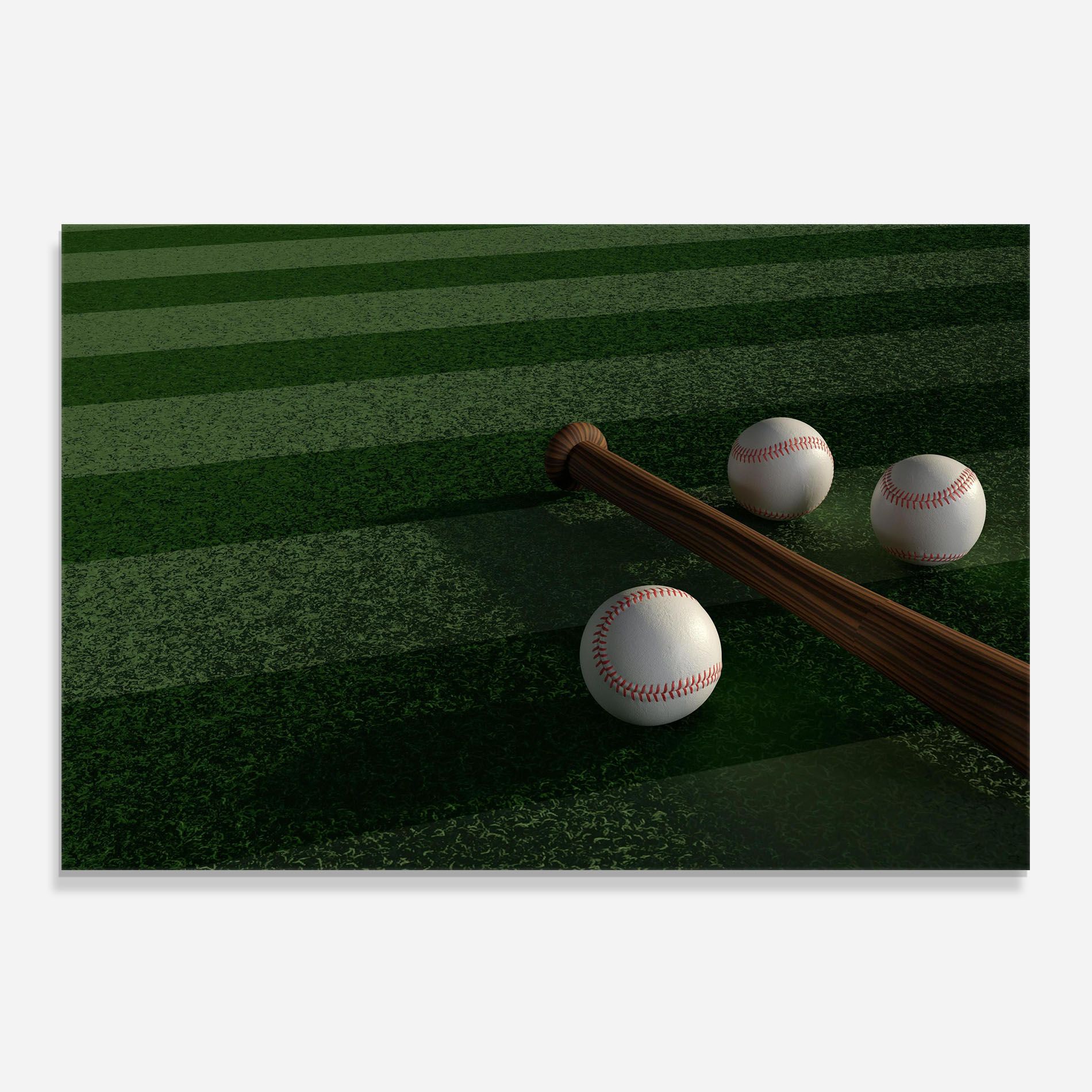 Baseball Balls On Grass mockup 0