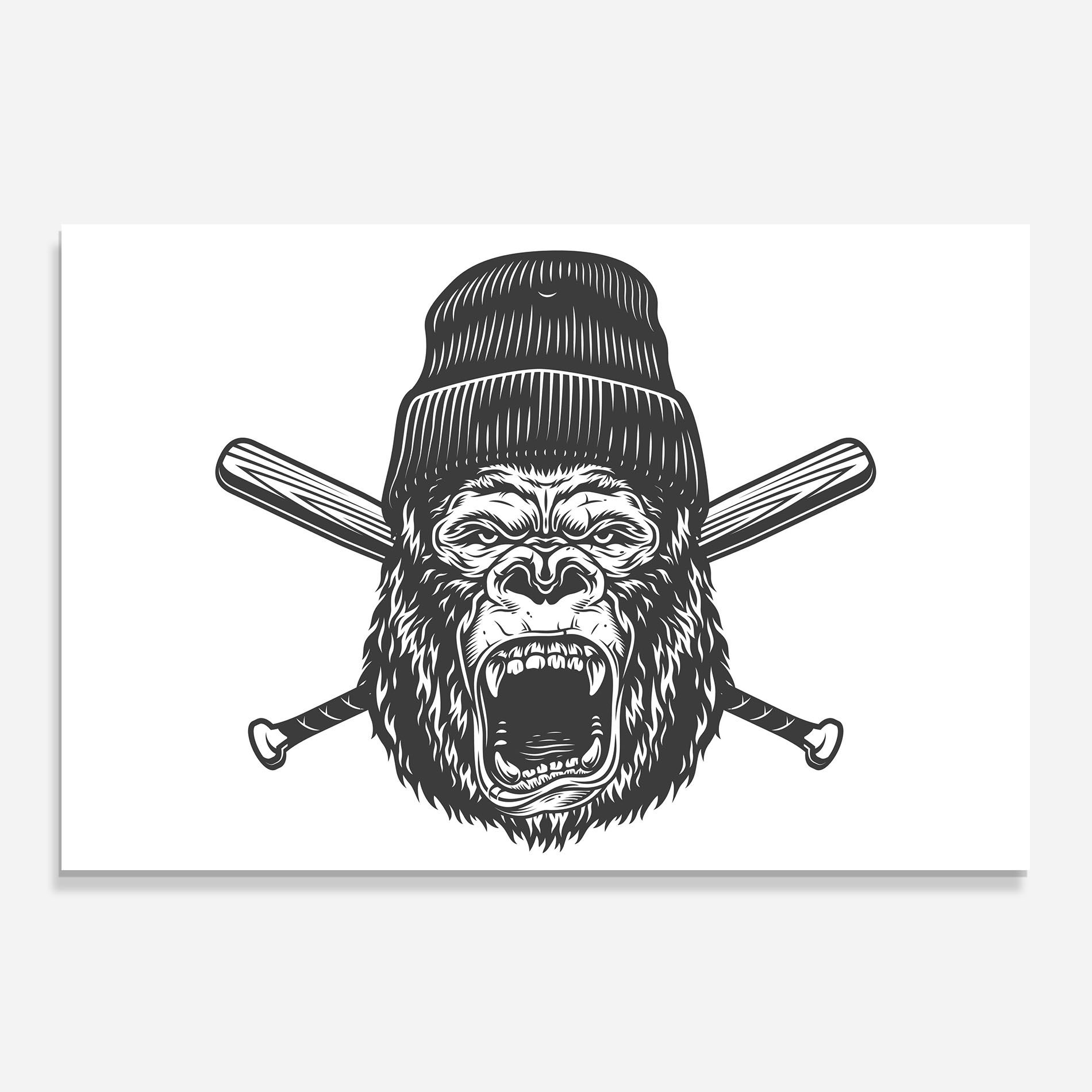 Baseball Gorilla mockup 0