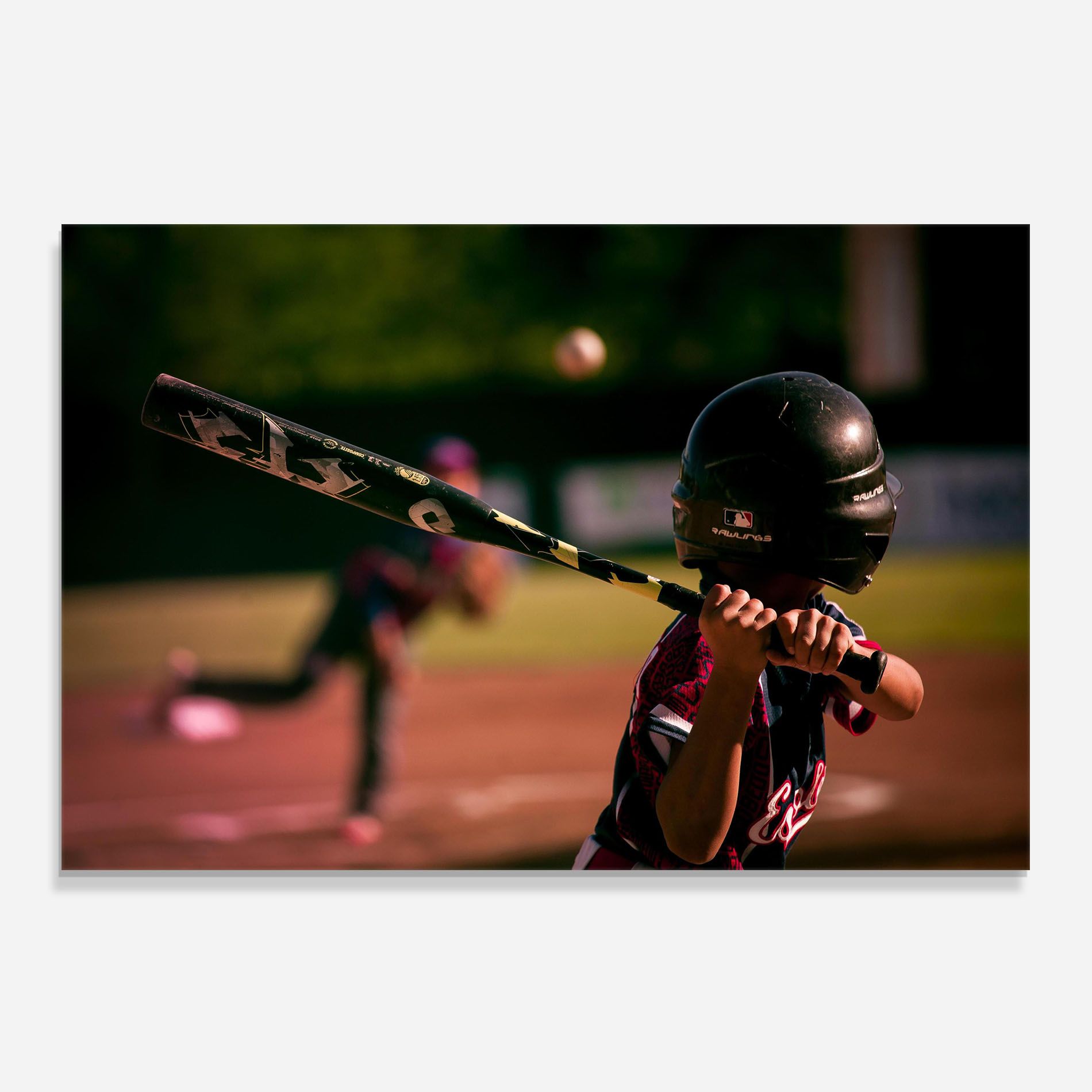 Child Playing Baseball mockup 0