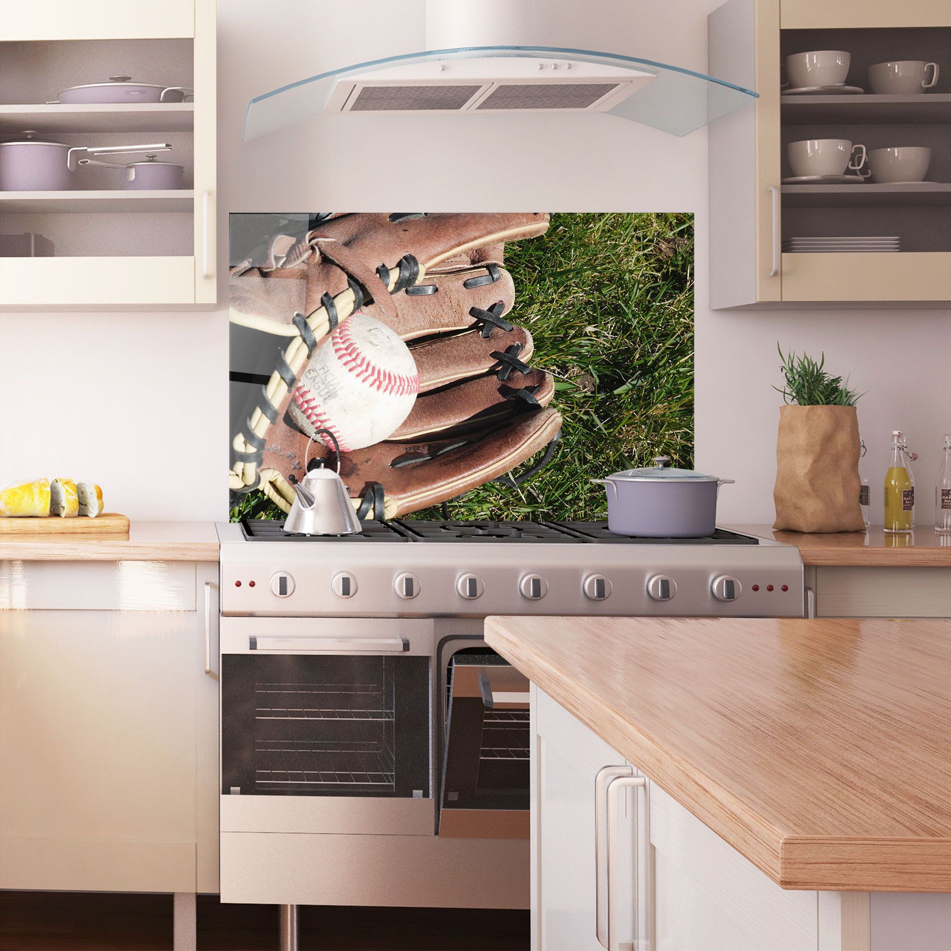 Brown Baseball Glove mockup 1