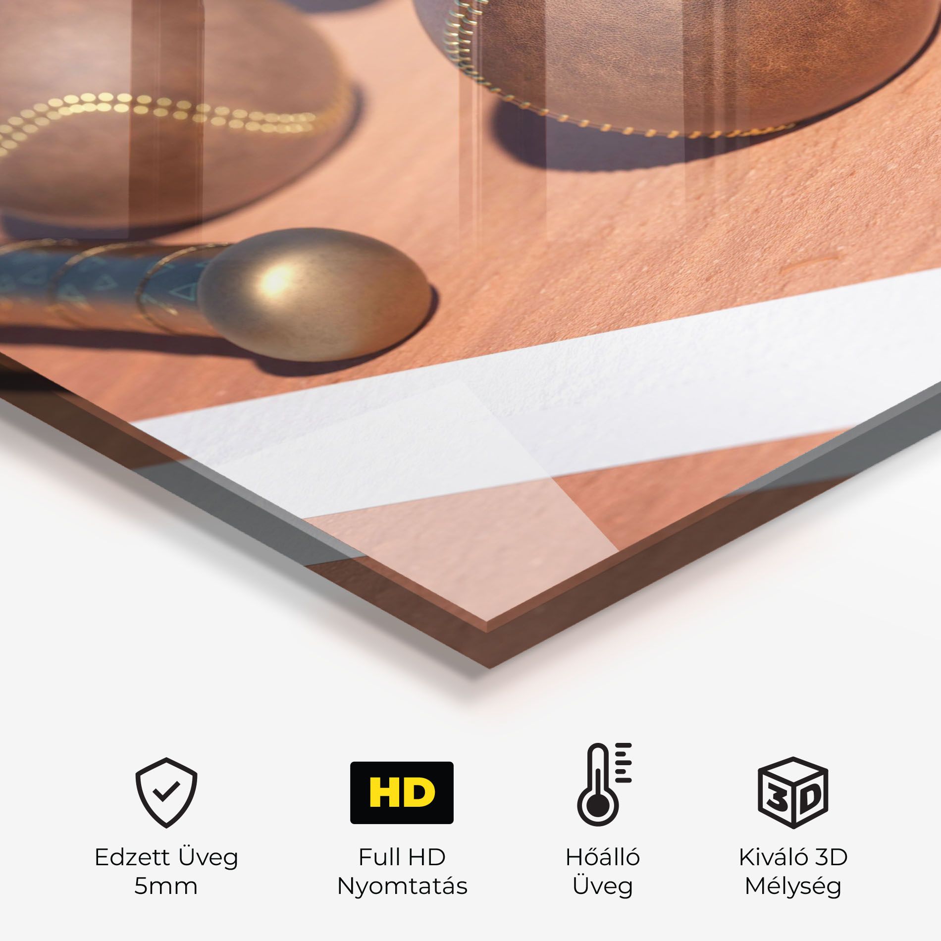 Brown Baseball Ball mockup 2