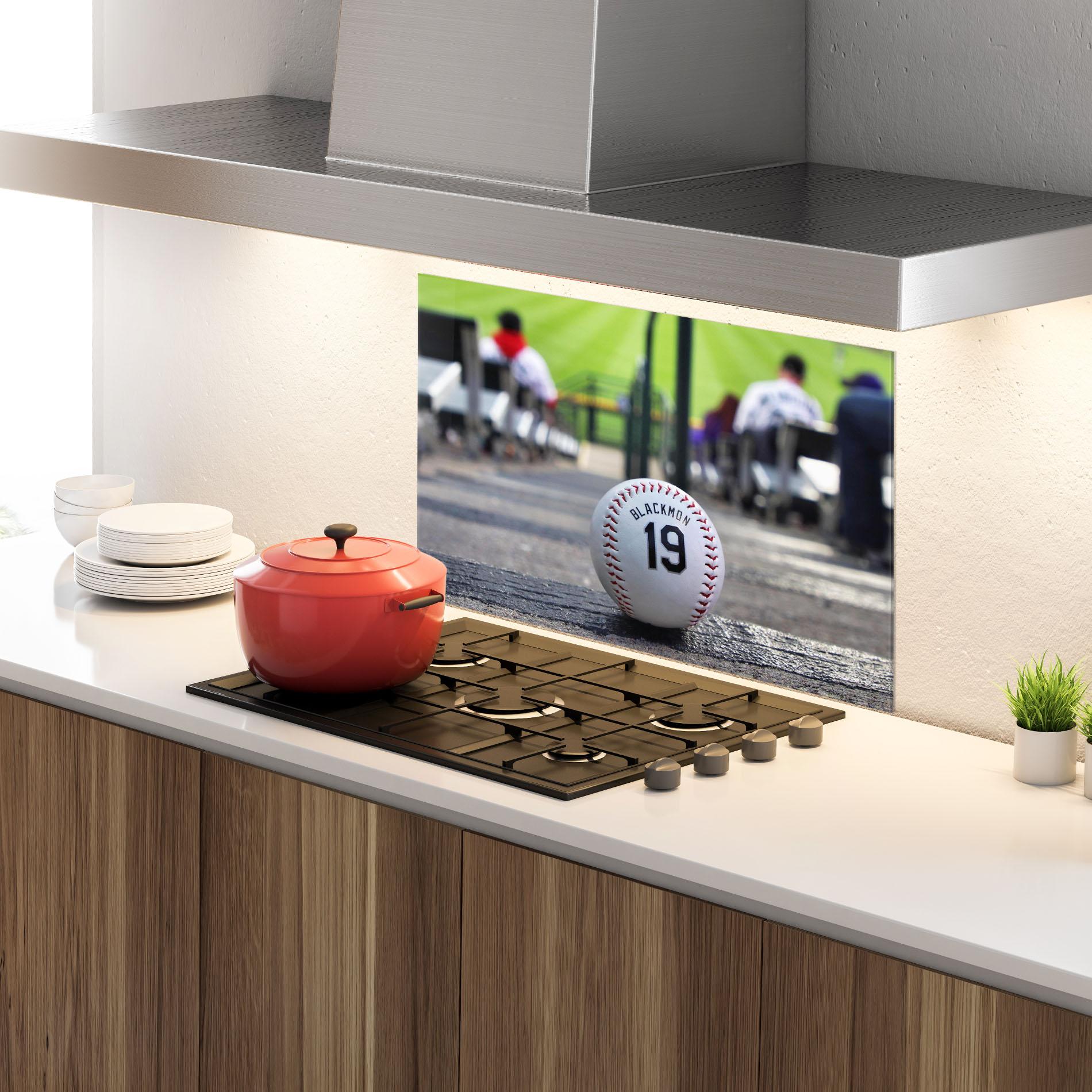 Konyhai üveg hátfal Baseball Nr 19 mockup 4