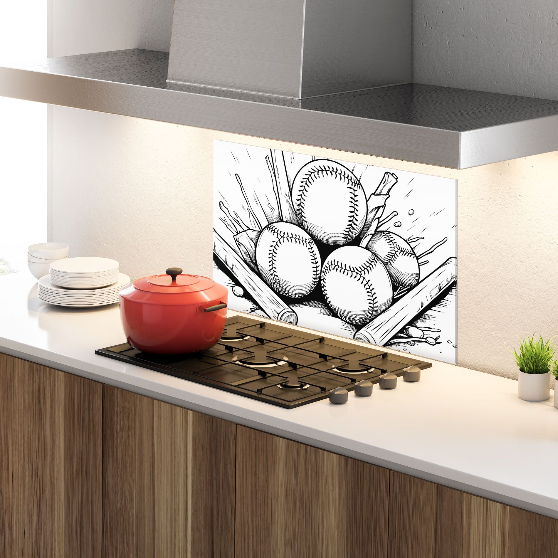 Big Baseball Ball mockup 4