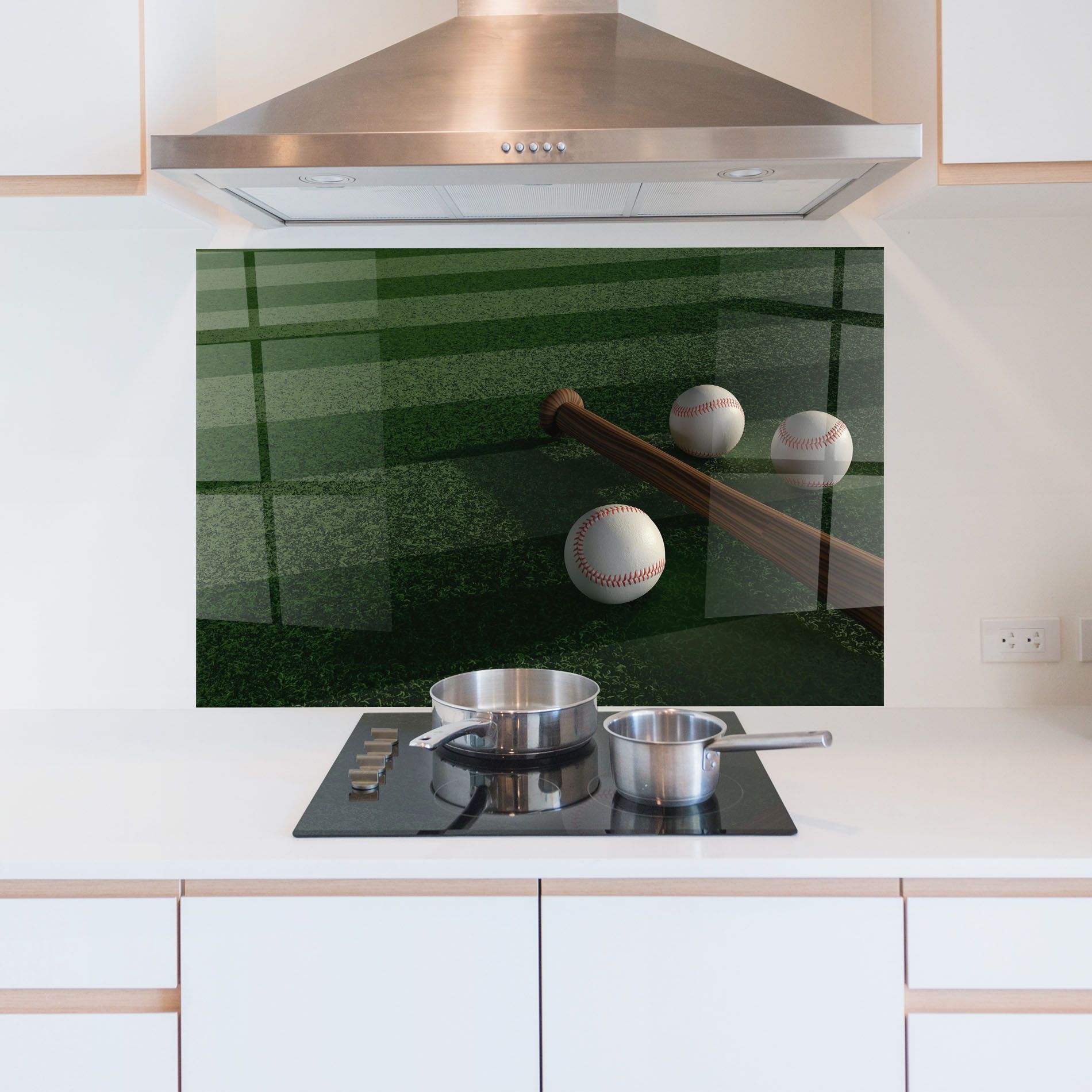 Baseball Balls On Grass mockup 5