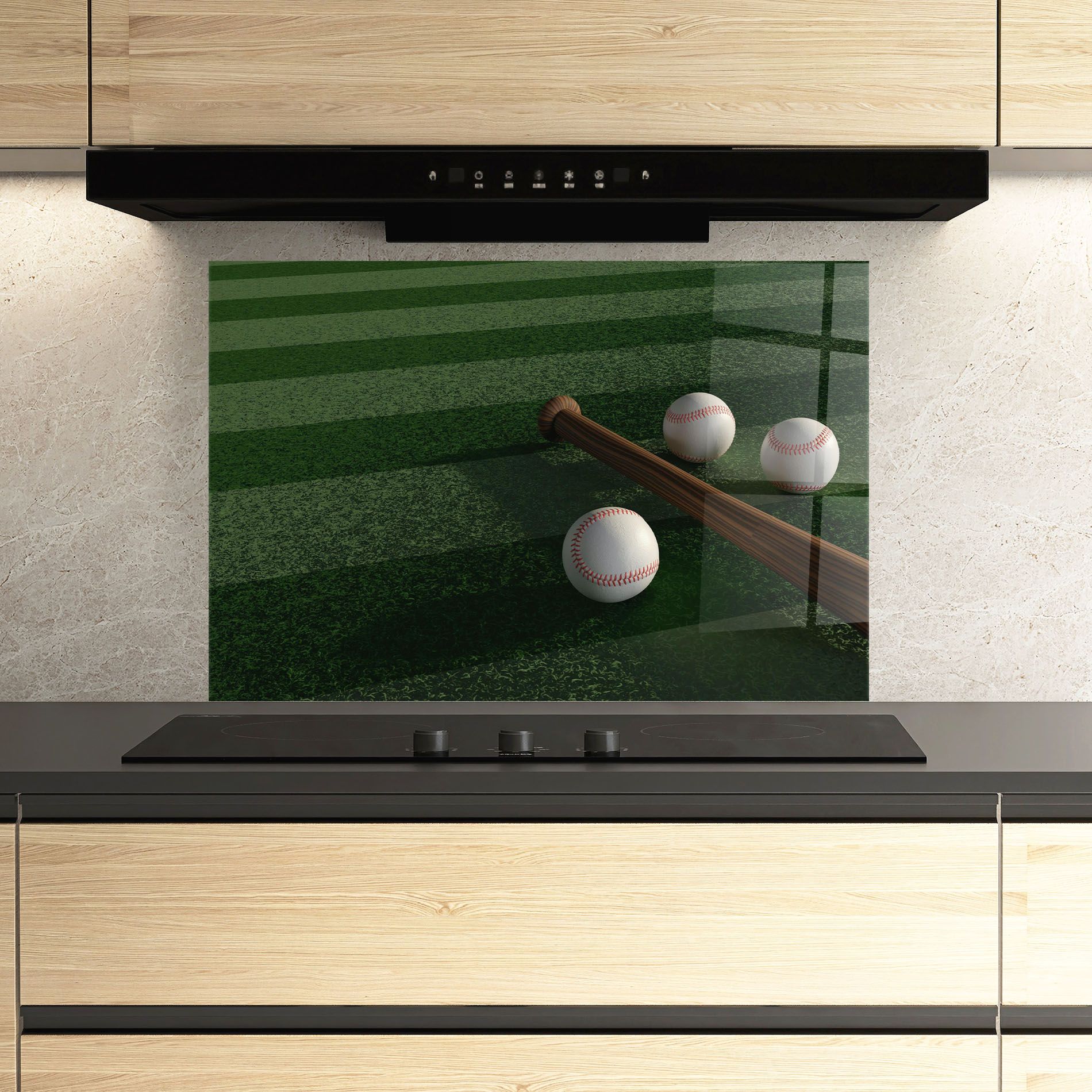 Baseball Balls On Grass mockup 3