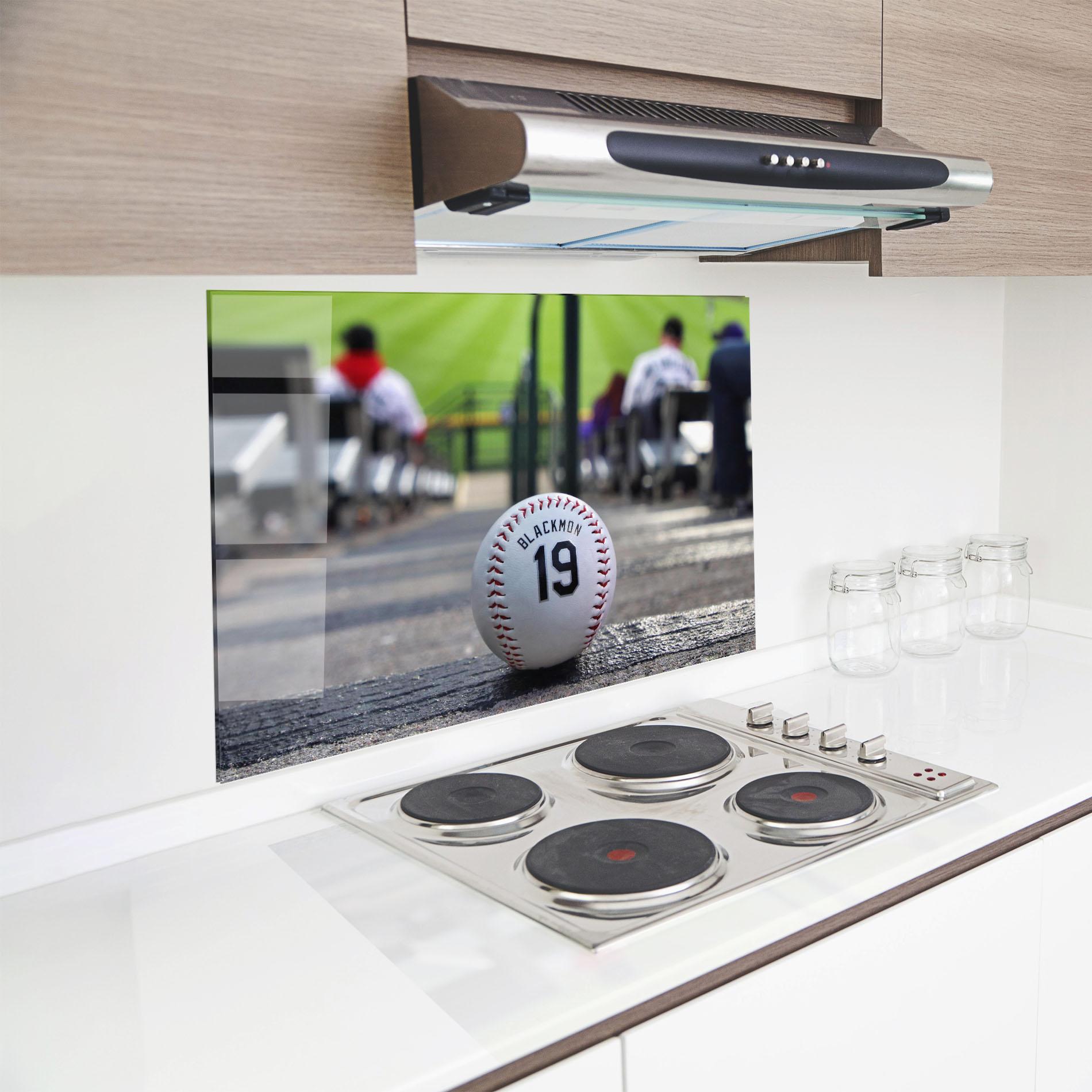 Konyhai üveg hátfal Baseball Nr 19 mockup 8