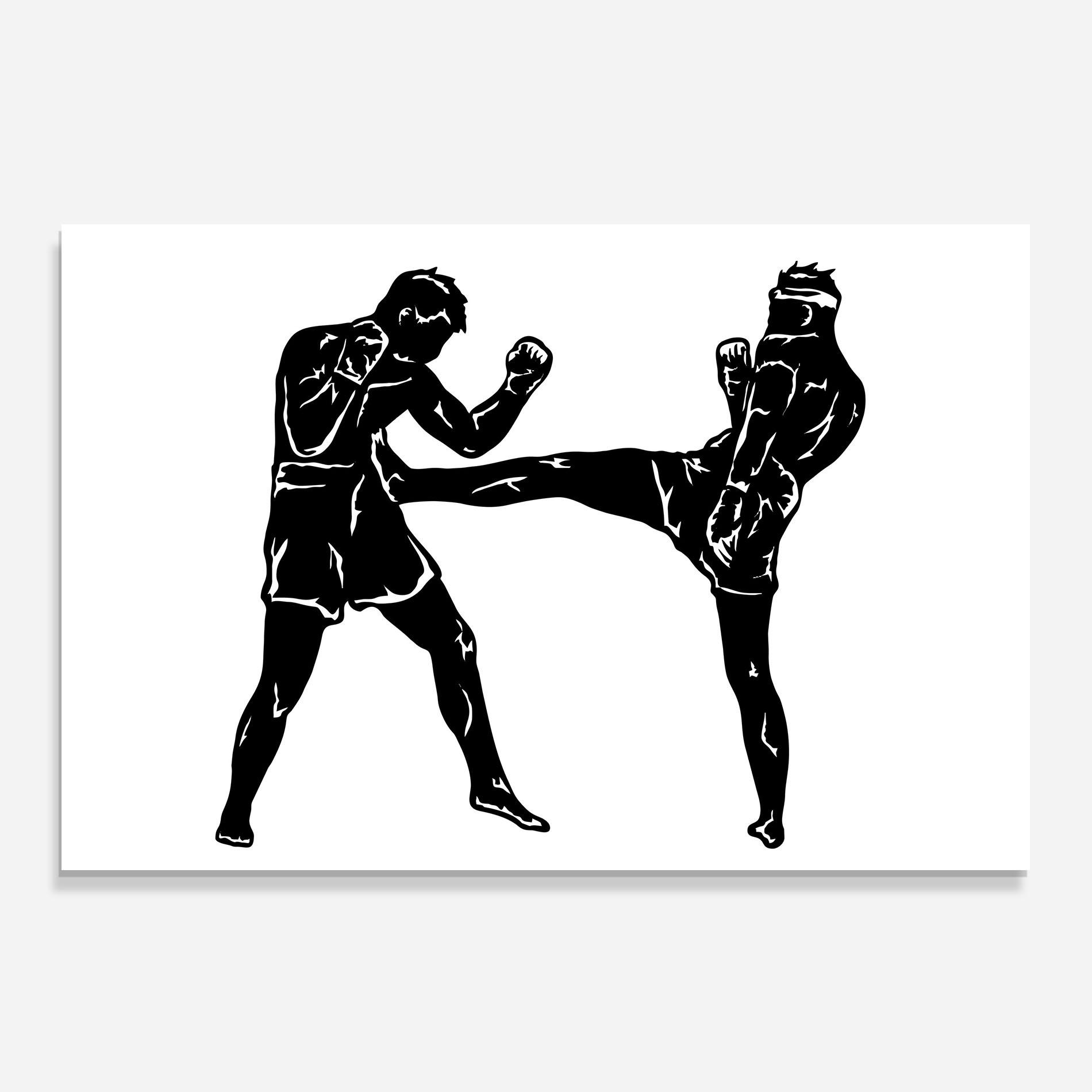 Konyhai üveg hátfal Box Fight Move mockup 0