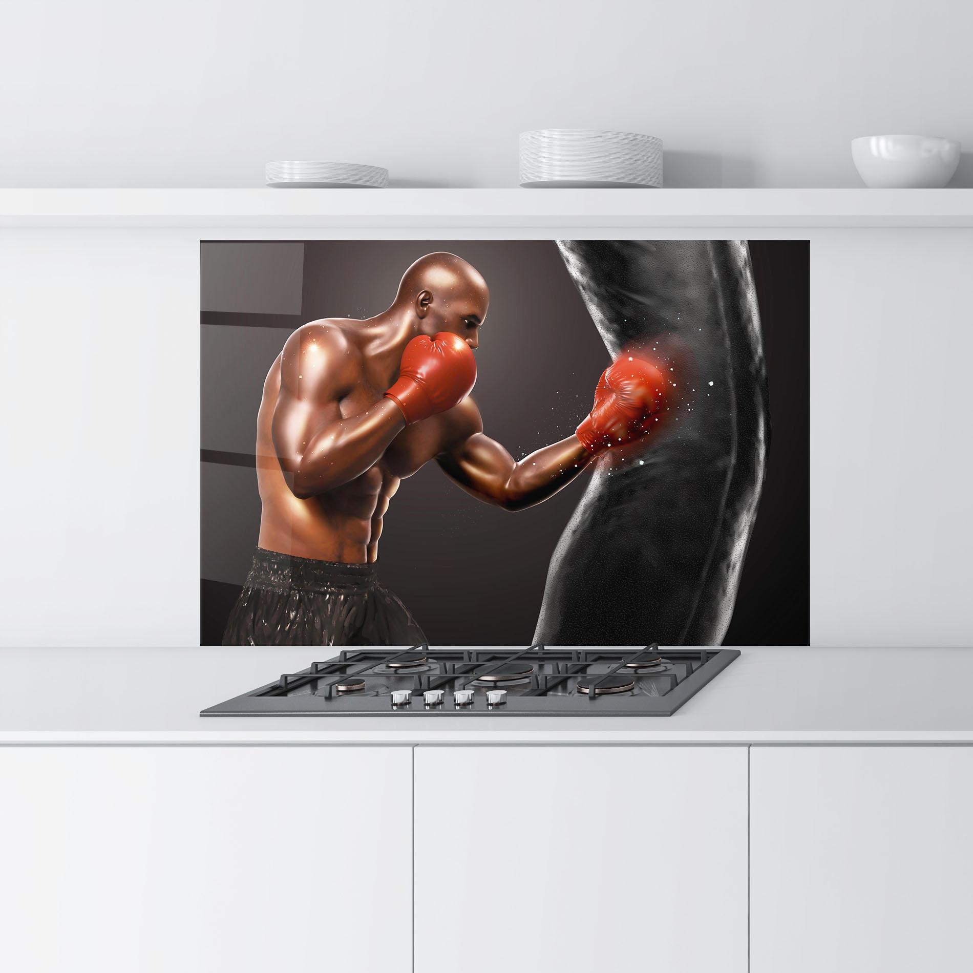 Konyhai üveg hátfal Strong Box mockup 9