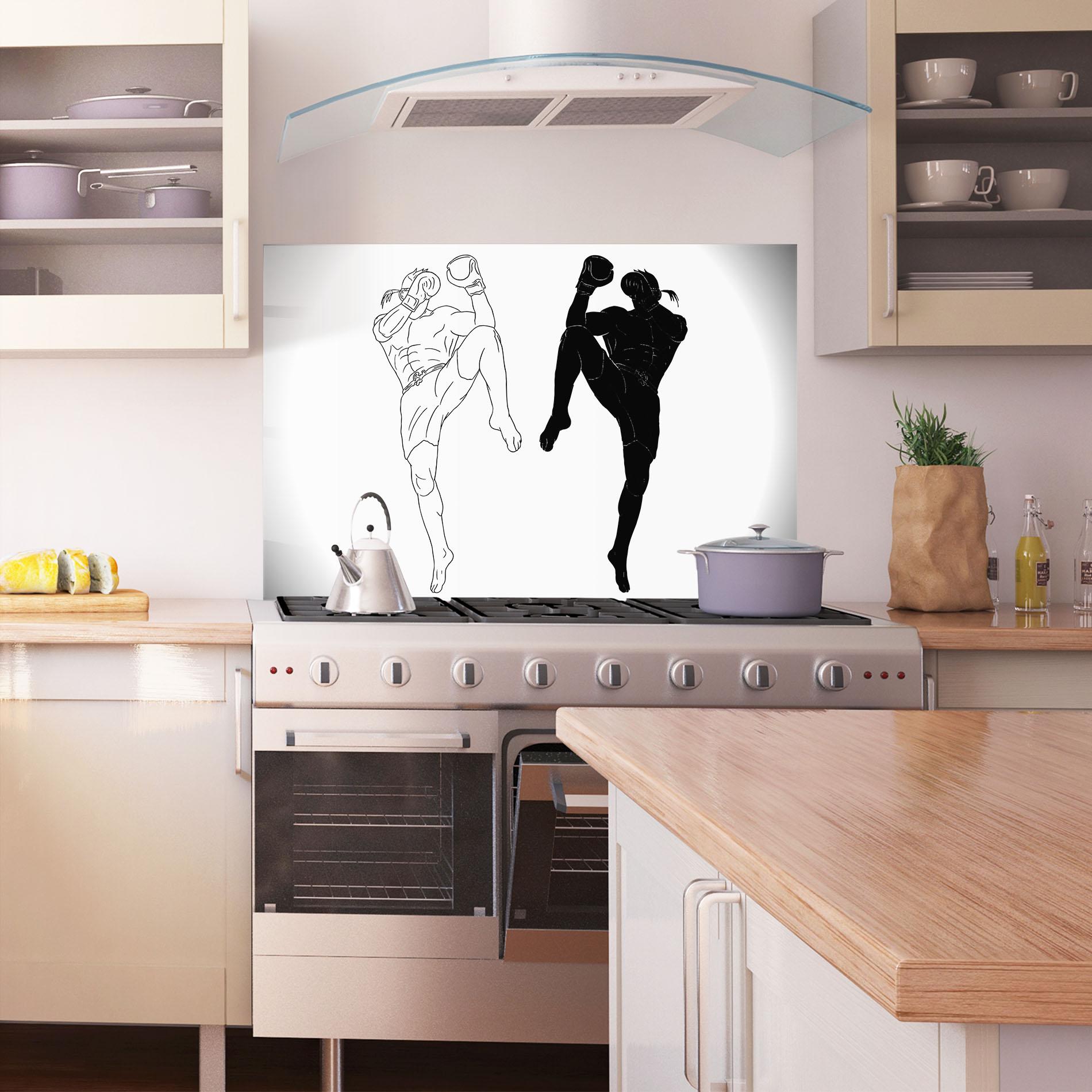 Konyhai üveg hátfal Box Kungfu mockup 1