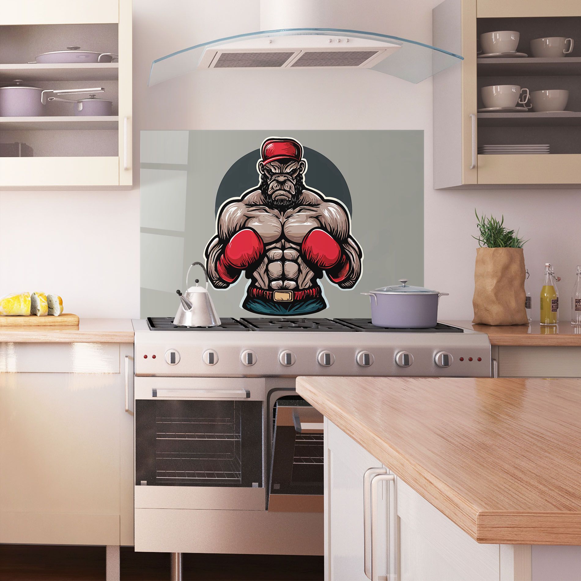 Boxer Character mockup 1