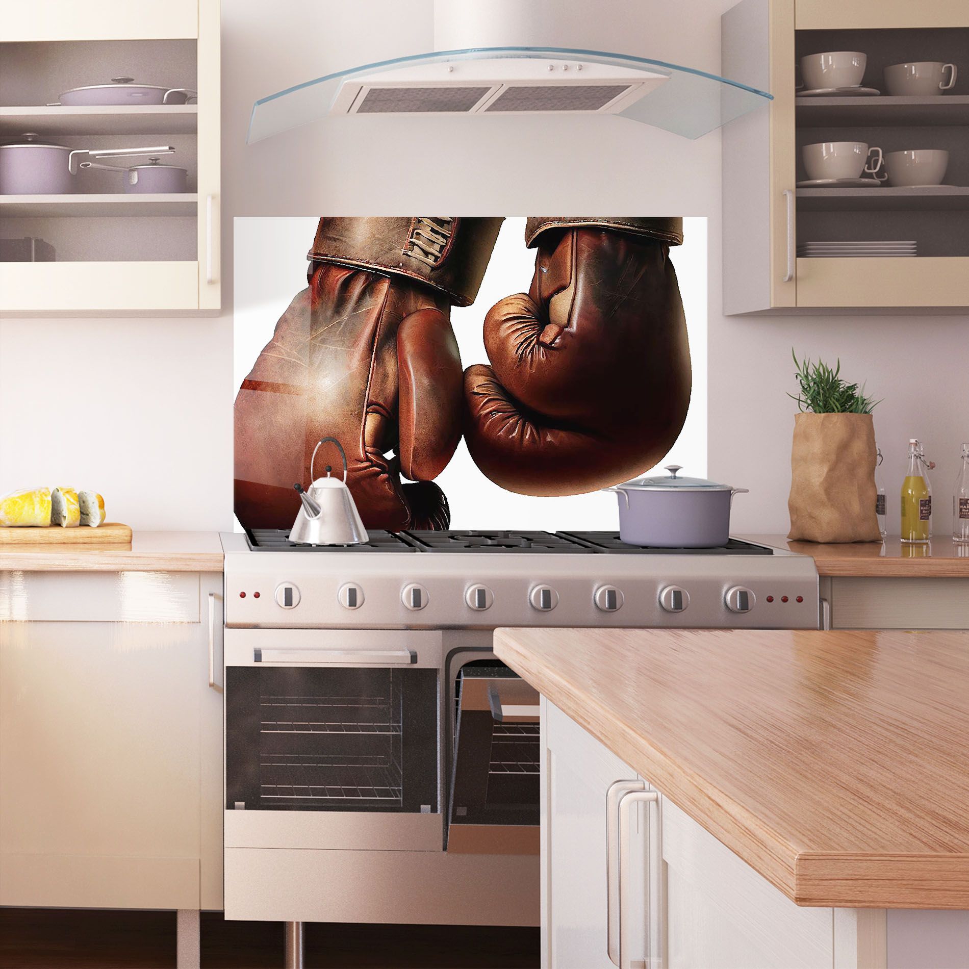 Boxing Brown Gloves mockup 1