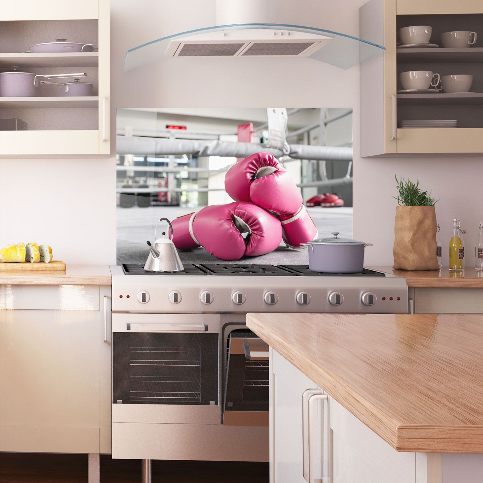 Pink Boxing Gloves mockup 1