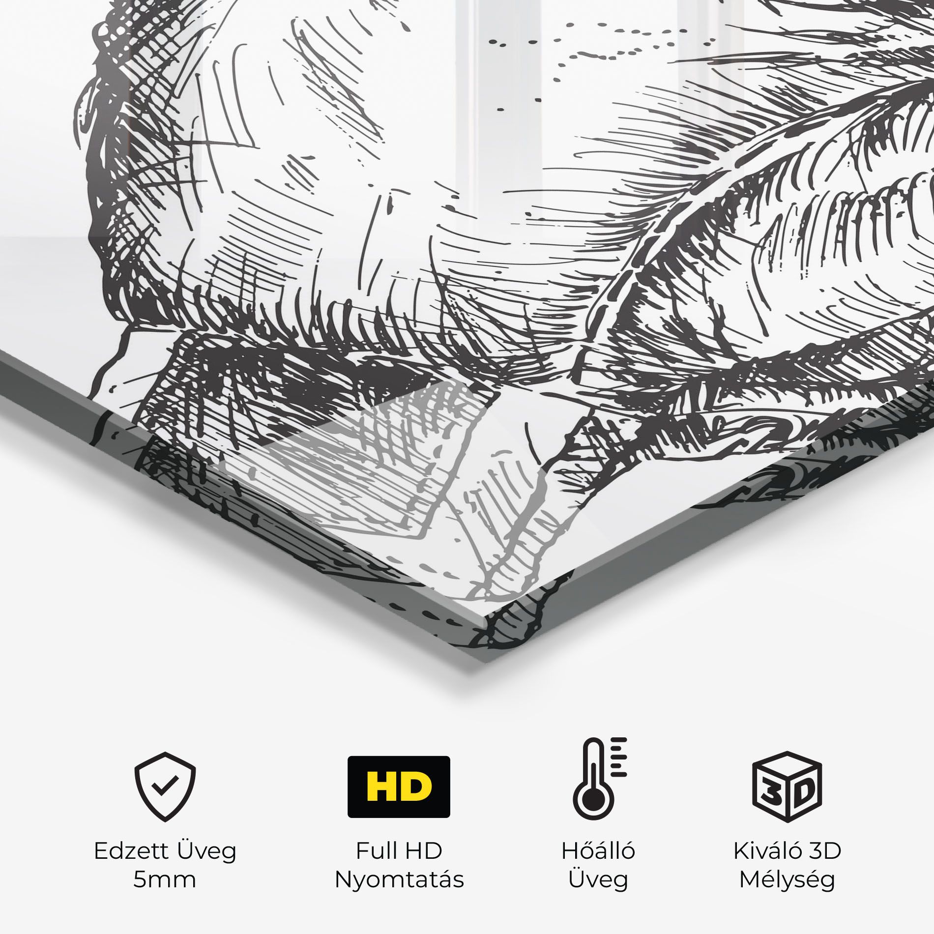 Grey Line Glove mockup 2