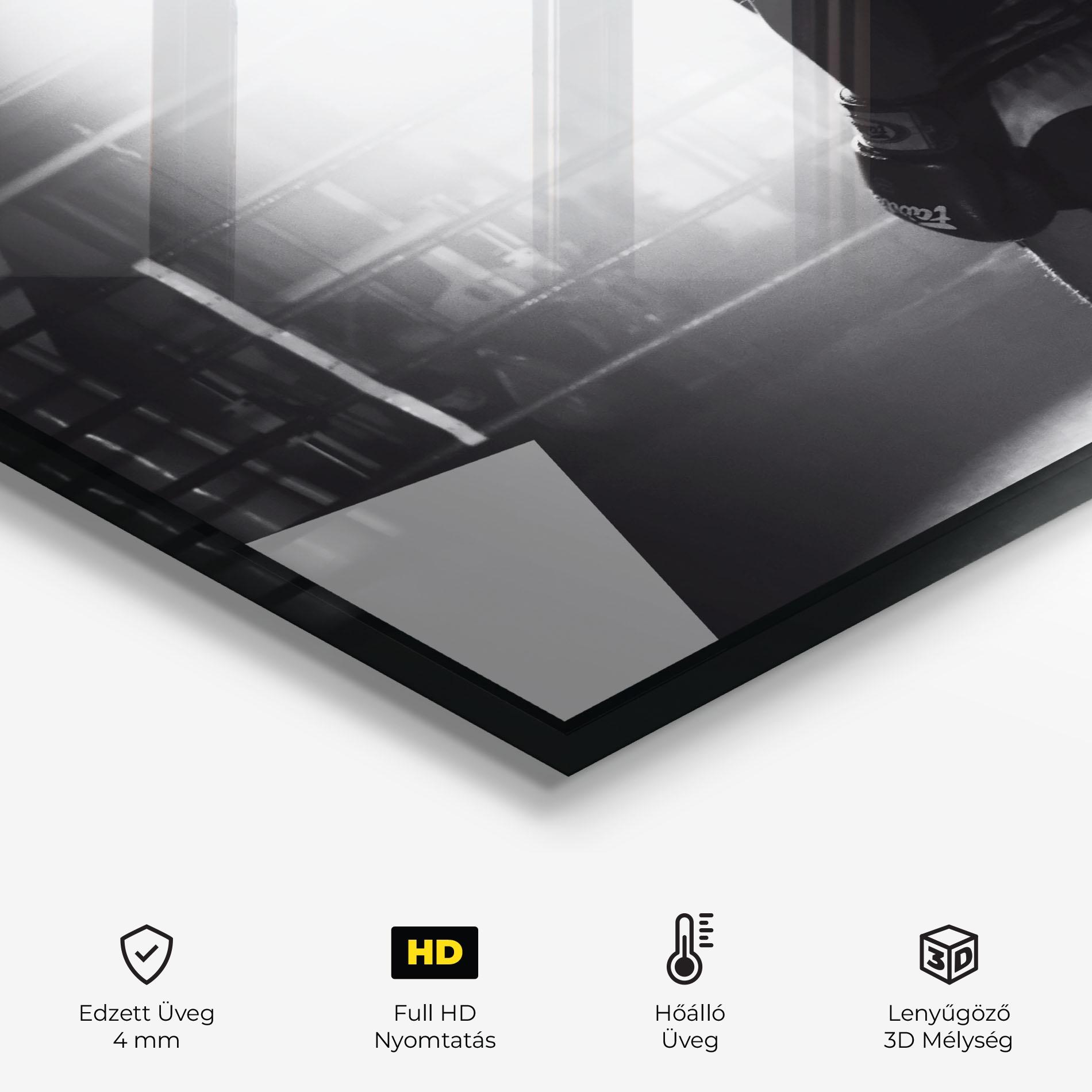 Konyhai üveg hátfal Boxer Shilouette mockup 2