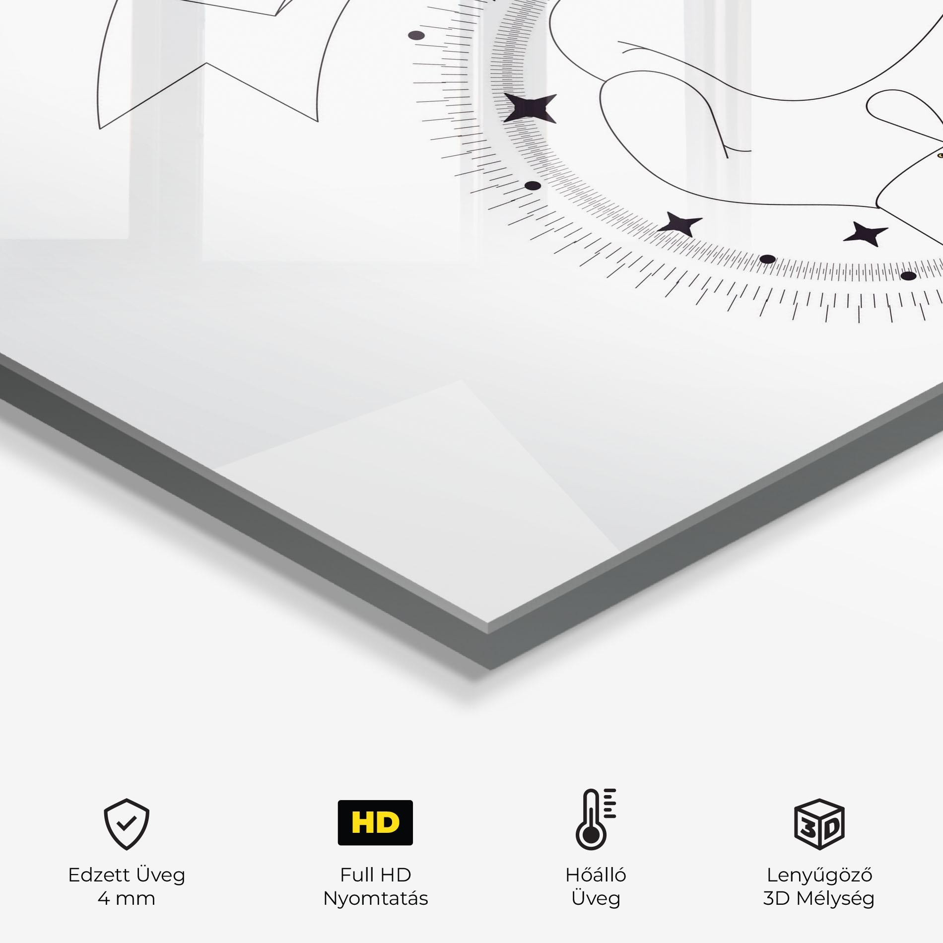 Konyhai üveg hátfal Boxing Line mockup 2
