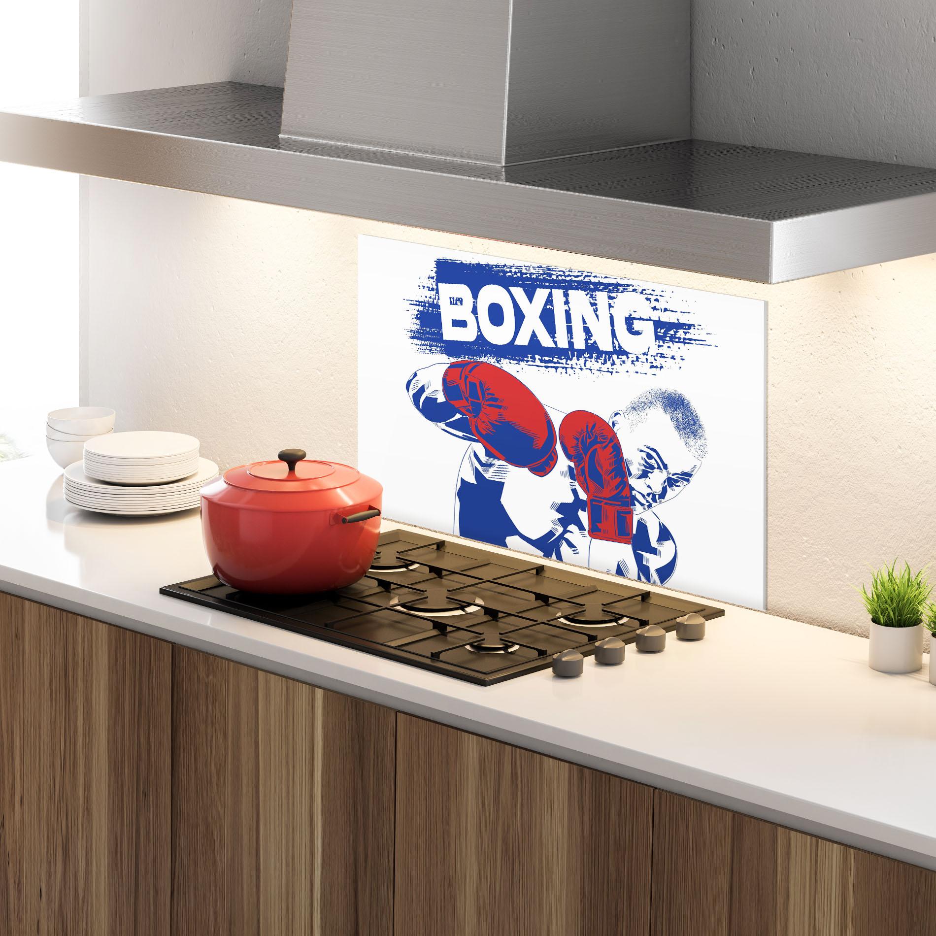 Konyhai üveg hátfal Blue Boxing mockup 4