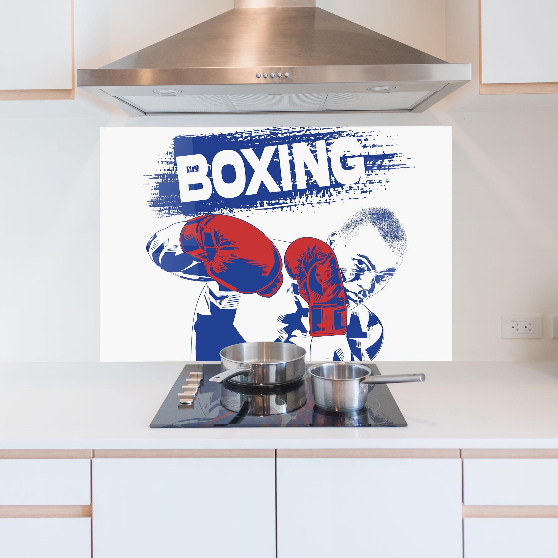 Konyhai üveg hátfal Blue Boxing mockup 5