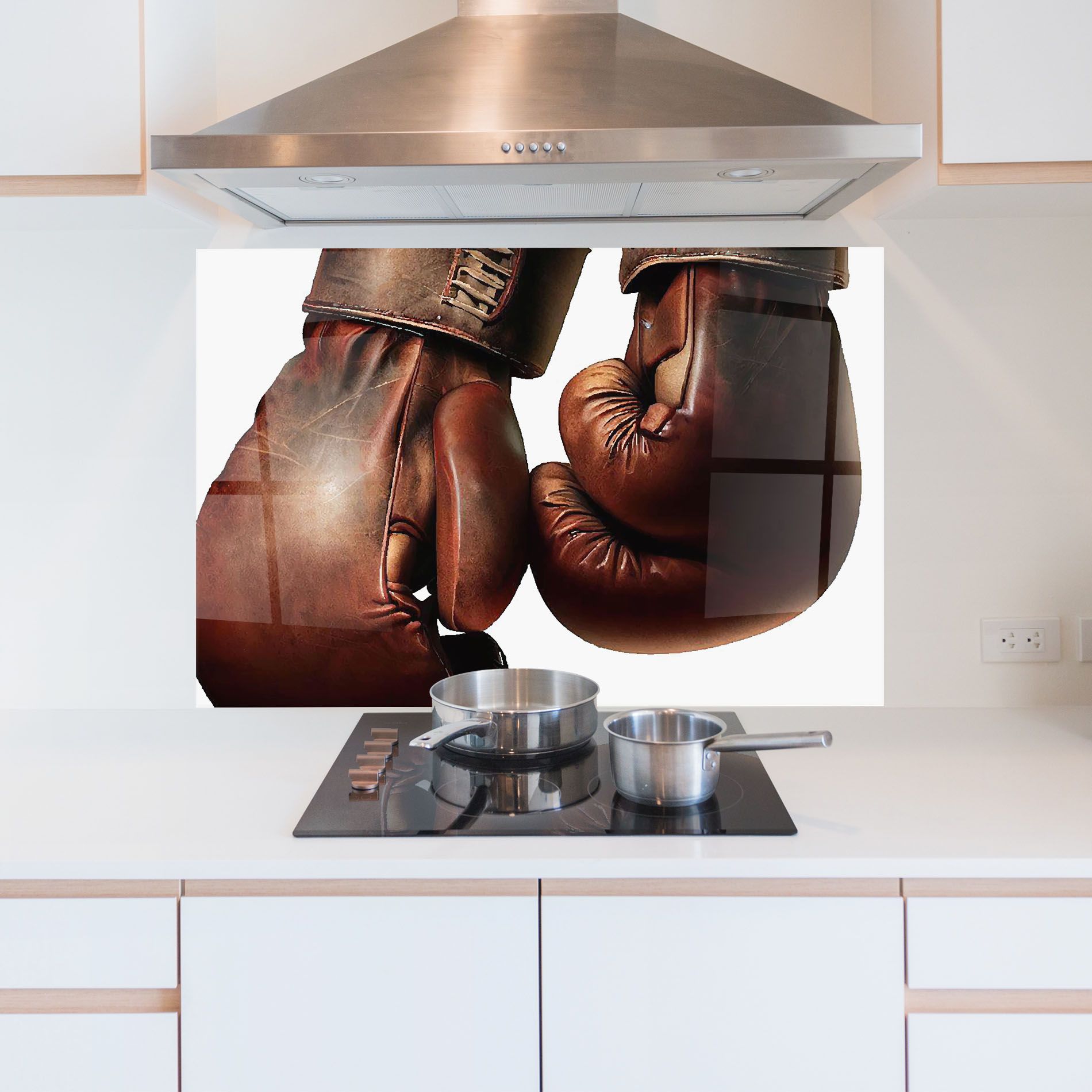 Boxing Brown Gloves mockup 5