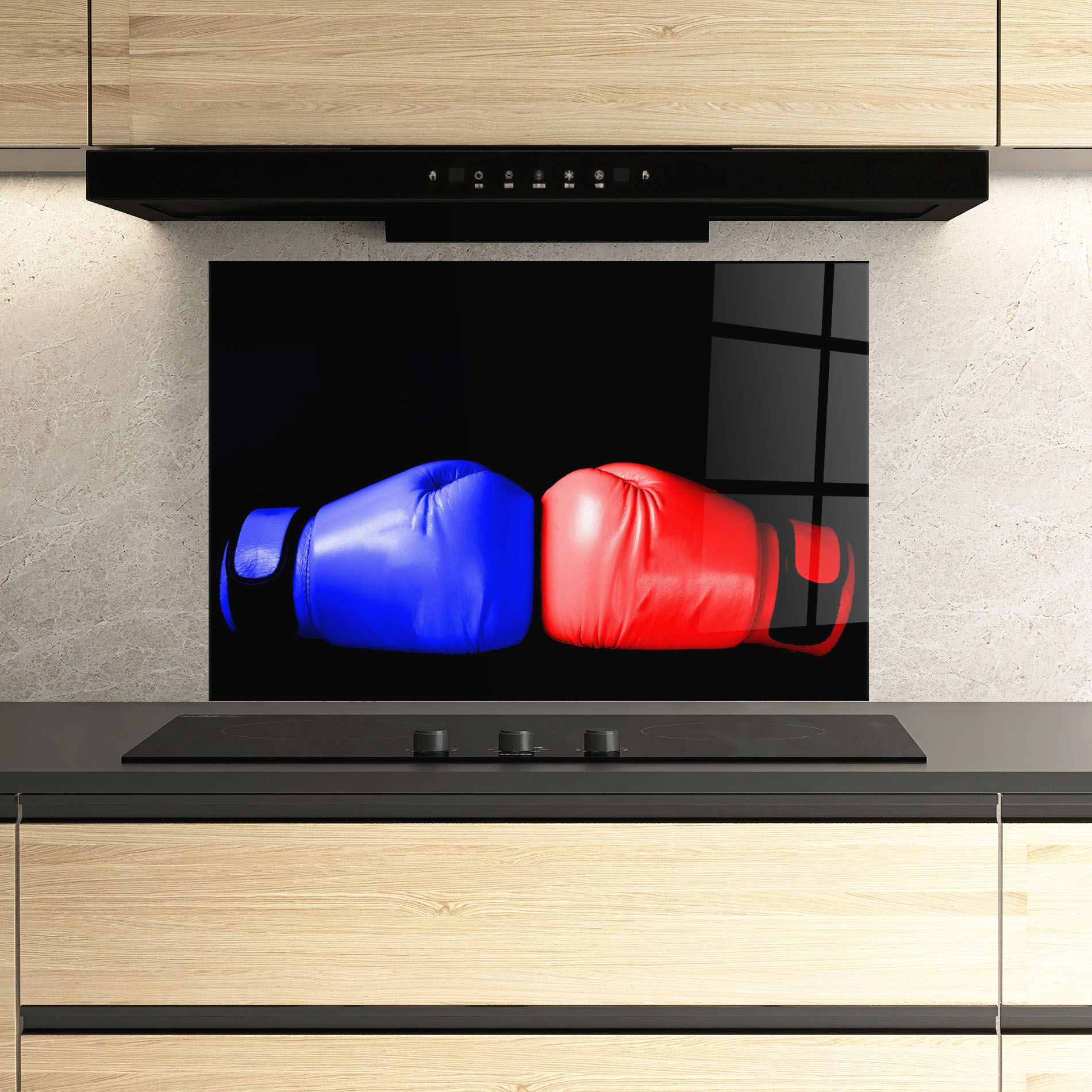 Boxing Blue Red Glove mockup 3