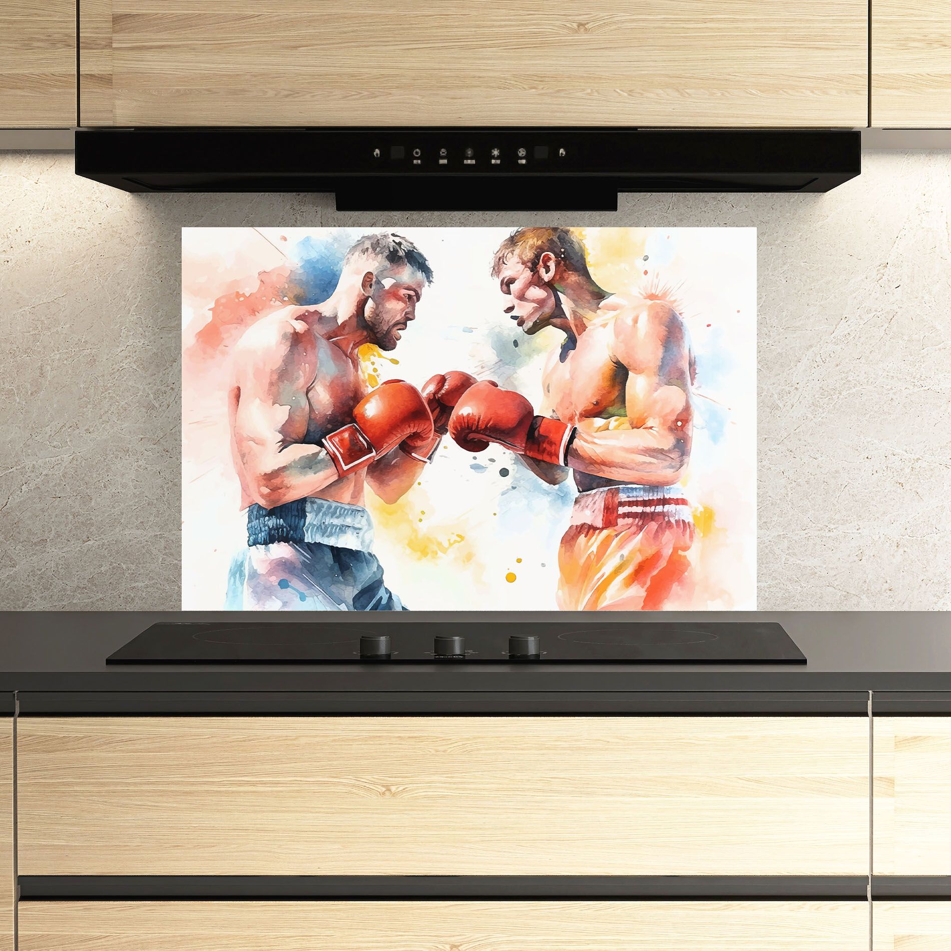 Boxing Match Art mockup 3