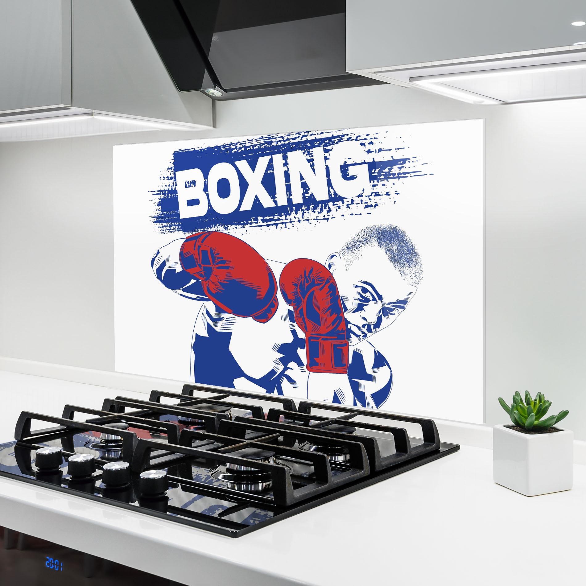 Konyhai üveg hátfal Blue Boxing mockup 6