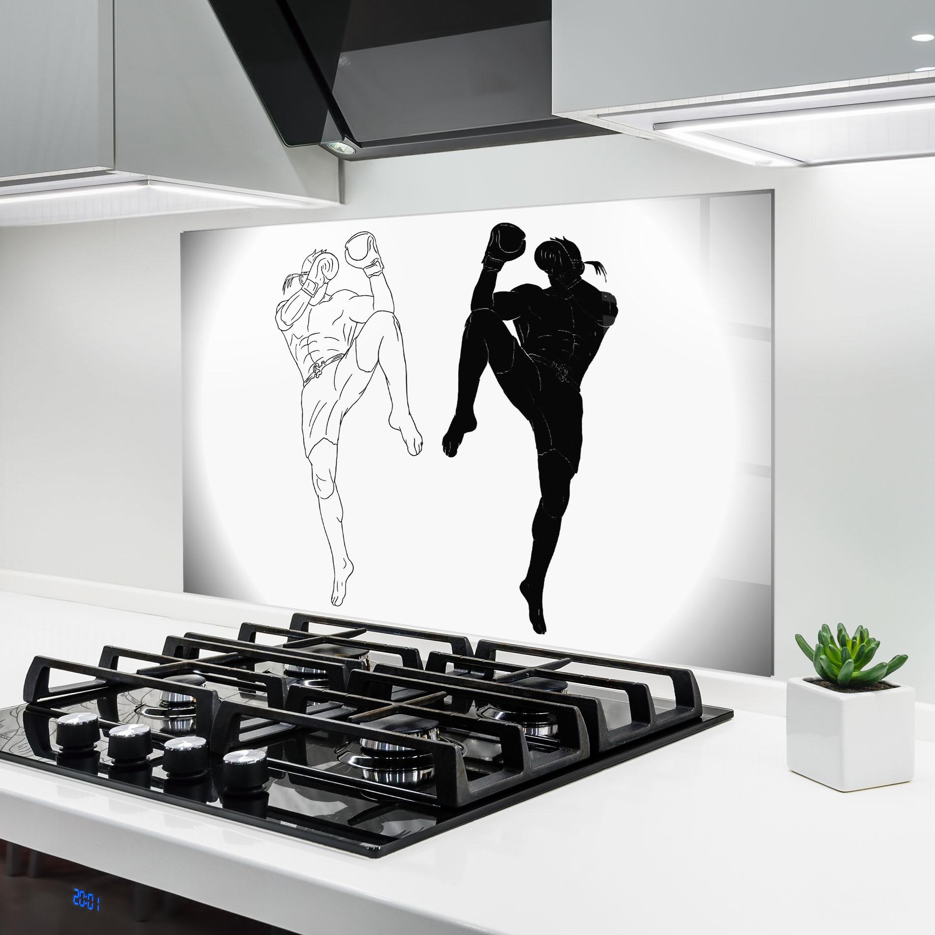 Konyhai üveg hátfal Box Kungfu mockup 6