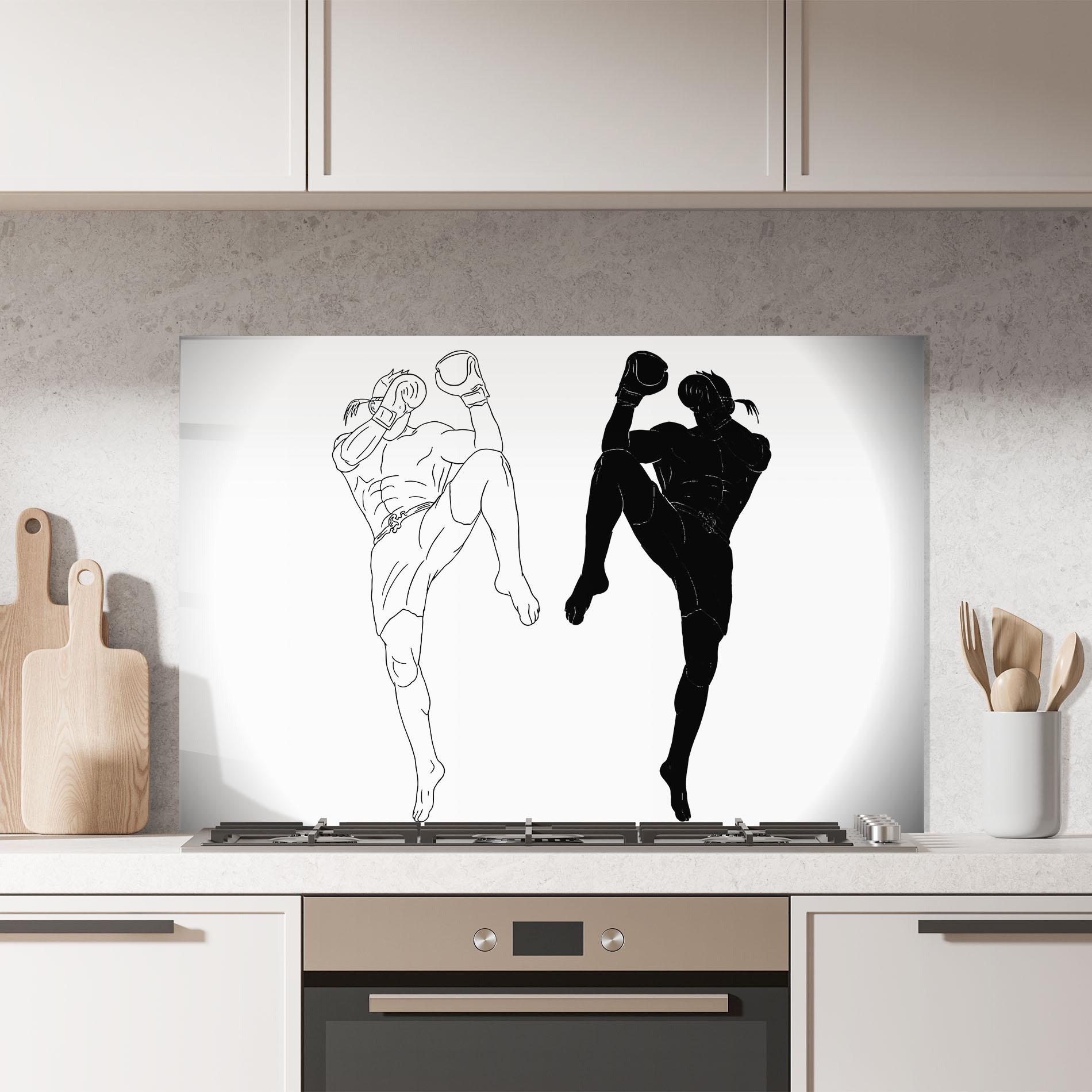 Konyhai üveg hátfal Box Kungfu mockup 7