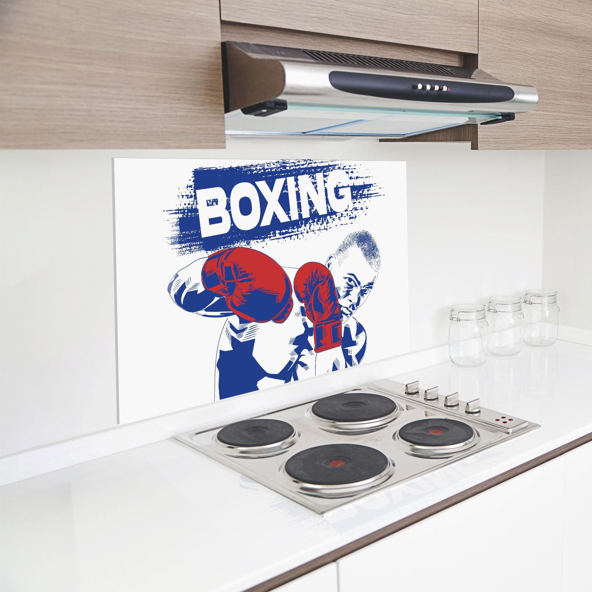 Konyhai üveg hátfal Blue Boxing mockup 8