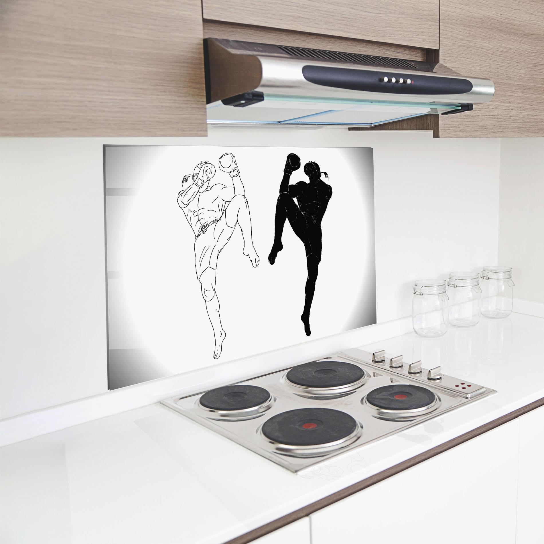 Konyhai üveg hátfal Box Kungfu mockup 8