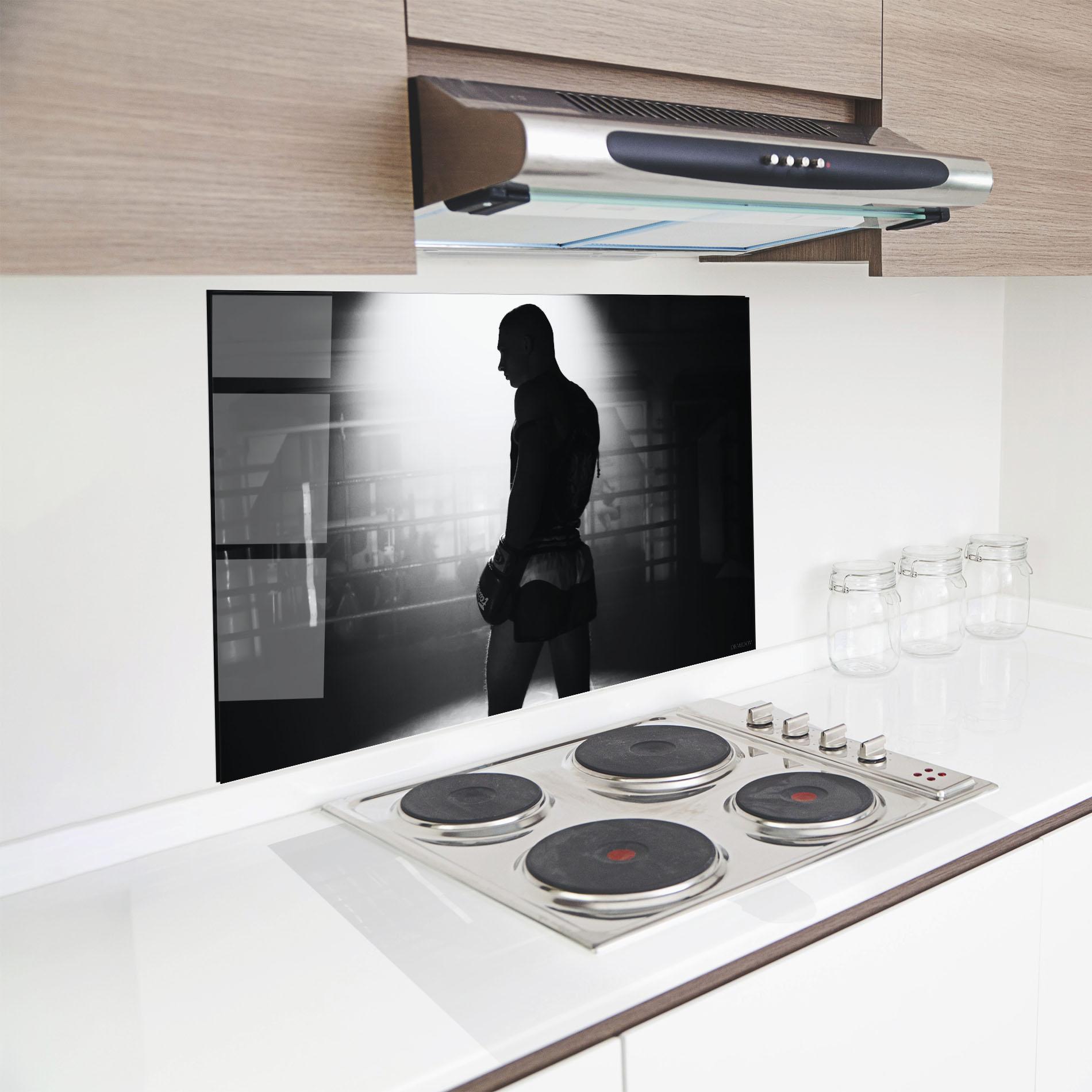 Konyhai üveg hátfal Boxer Shilouette mockup 8
