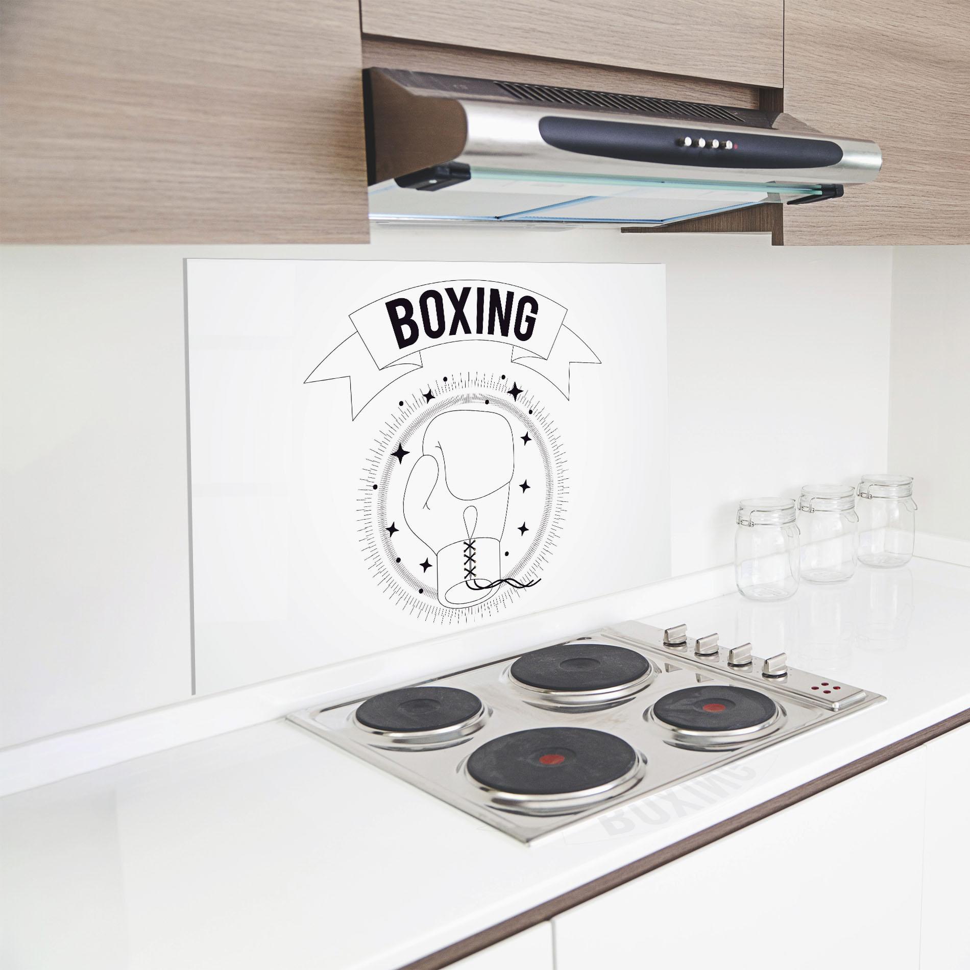 Konyhai üveg hátfal Boxing Line mockup 8