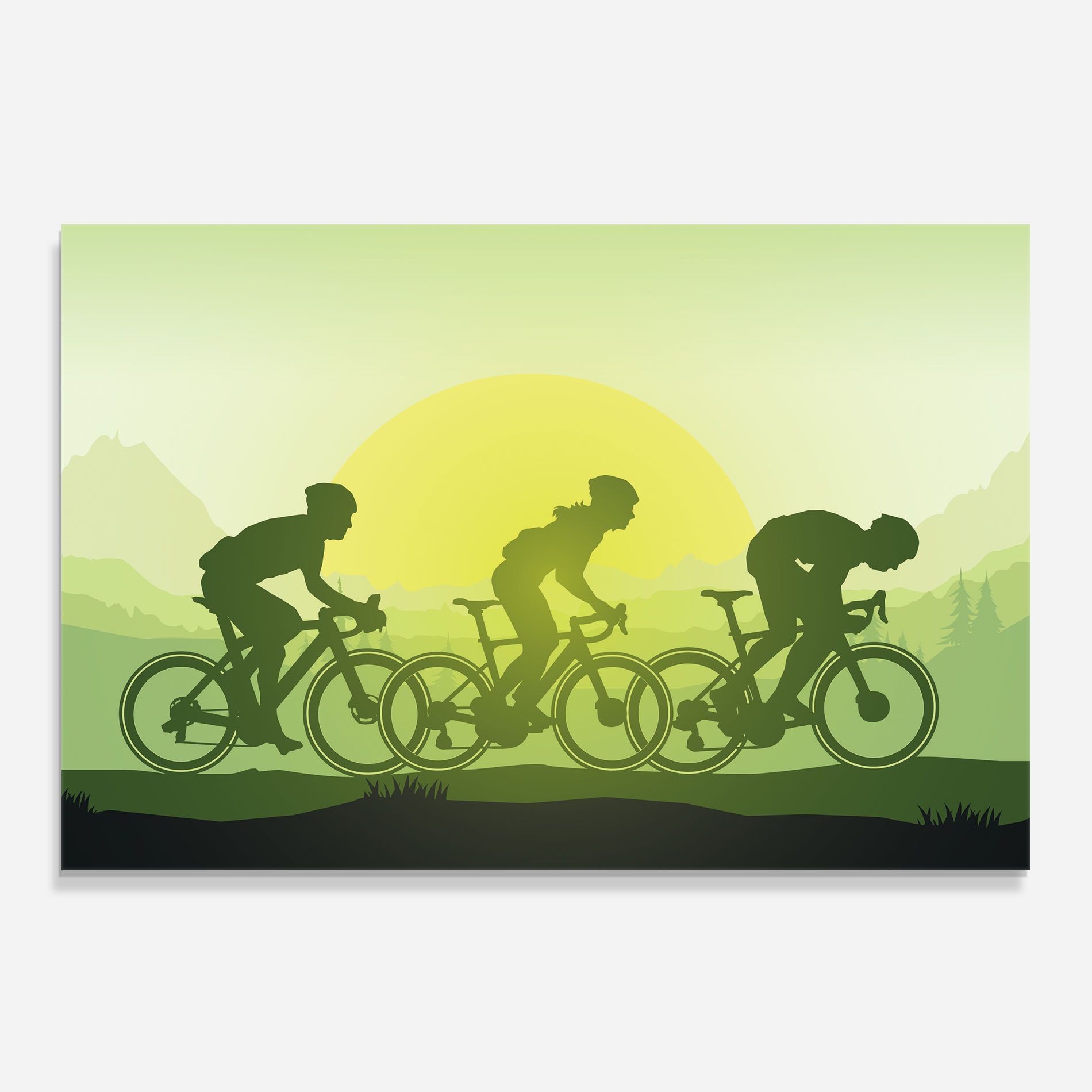 Green Light Bicycle mockup 0