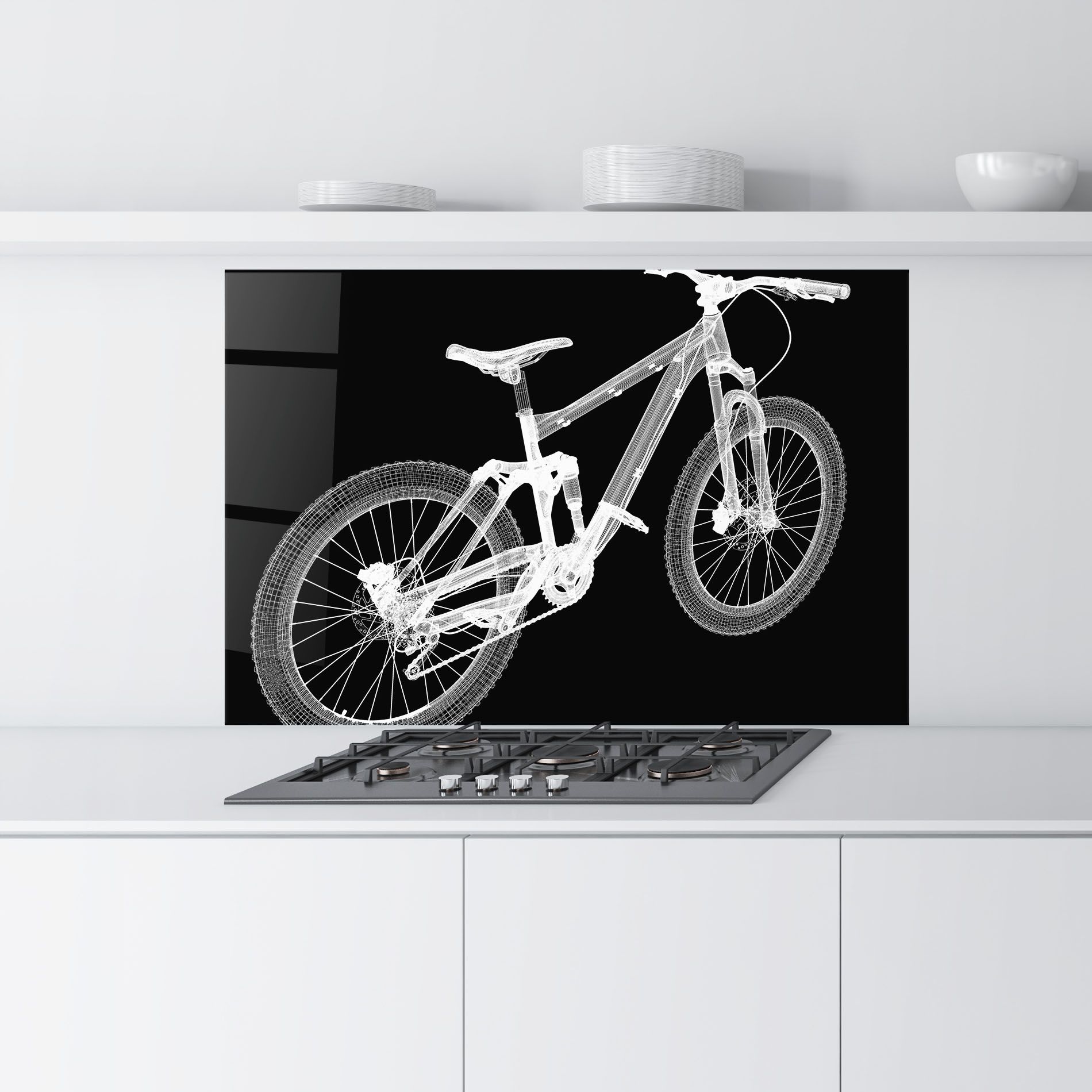 Bike 3d Model mockup 9