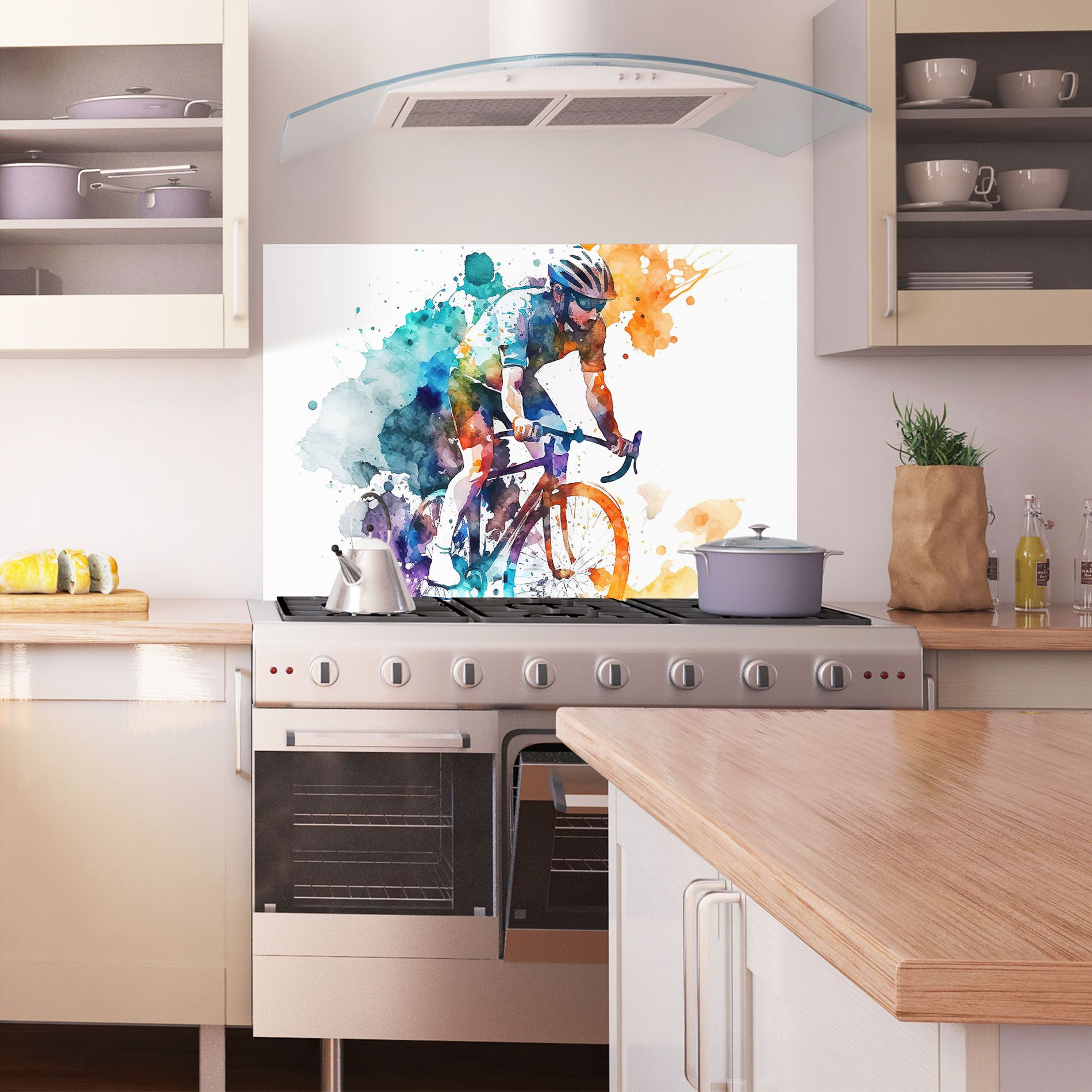 Cycling Watercolor mockup 1