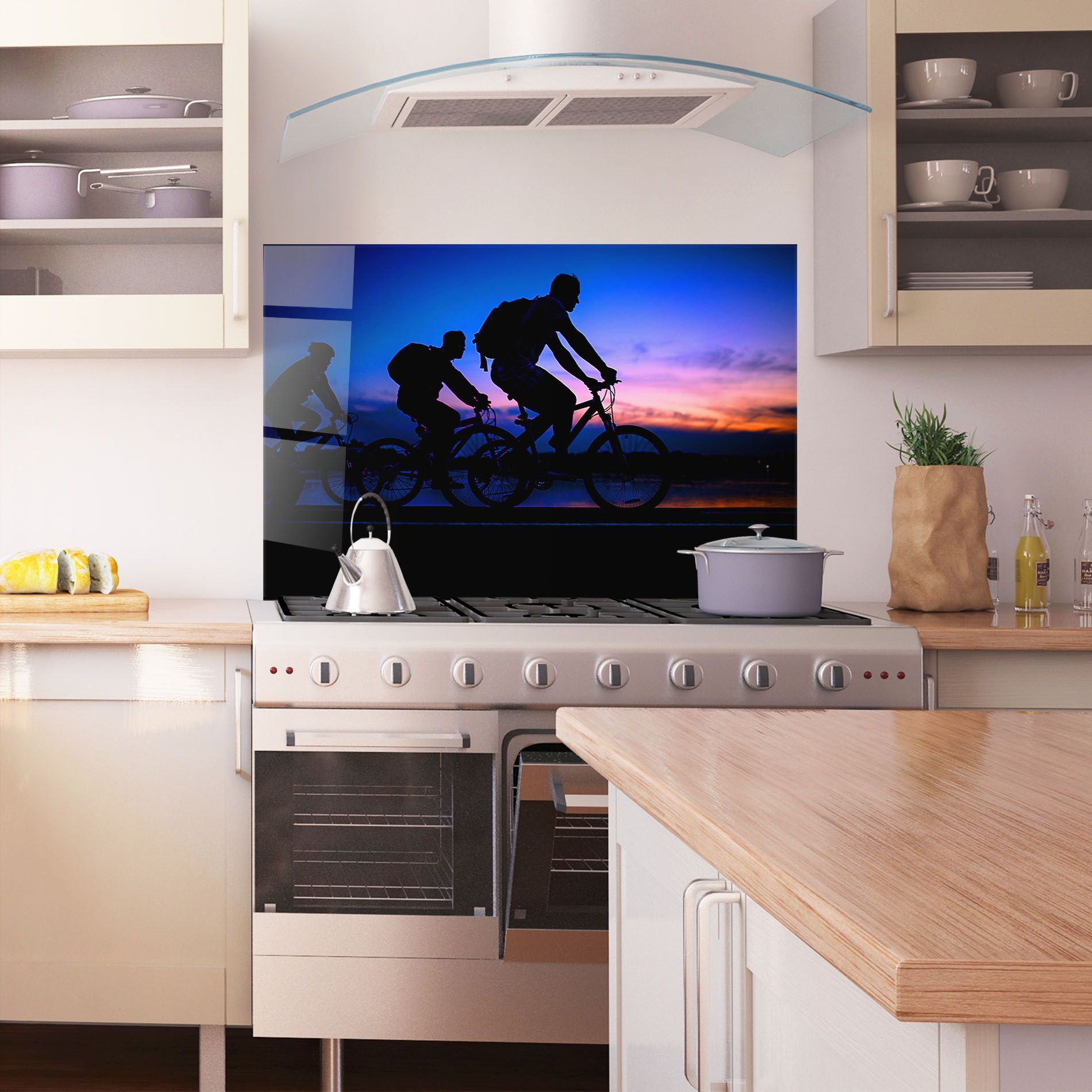 Dark Blue Sky Shilouette mockup 1