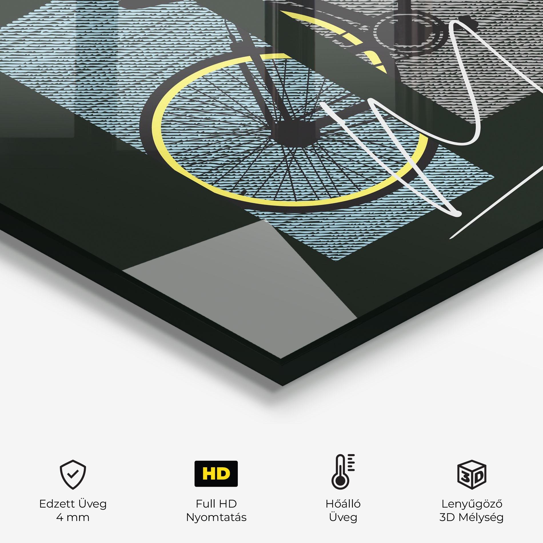 Konyhai üveg hátfal Moment Bike mockup 2