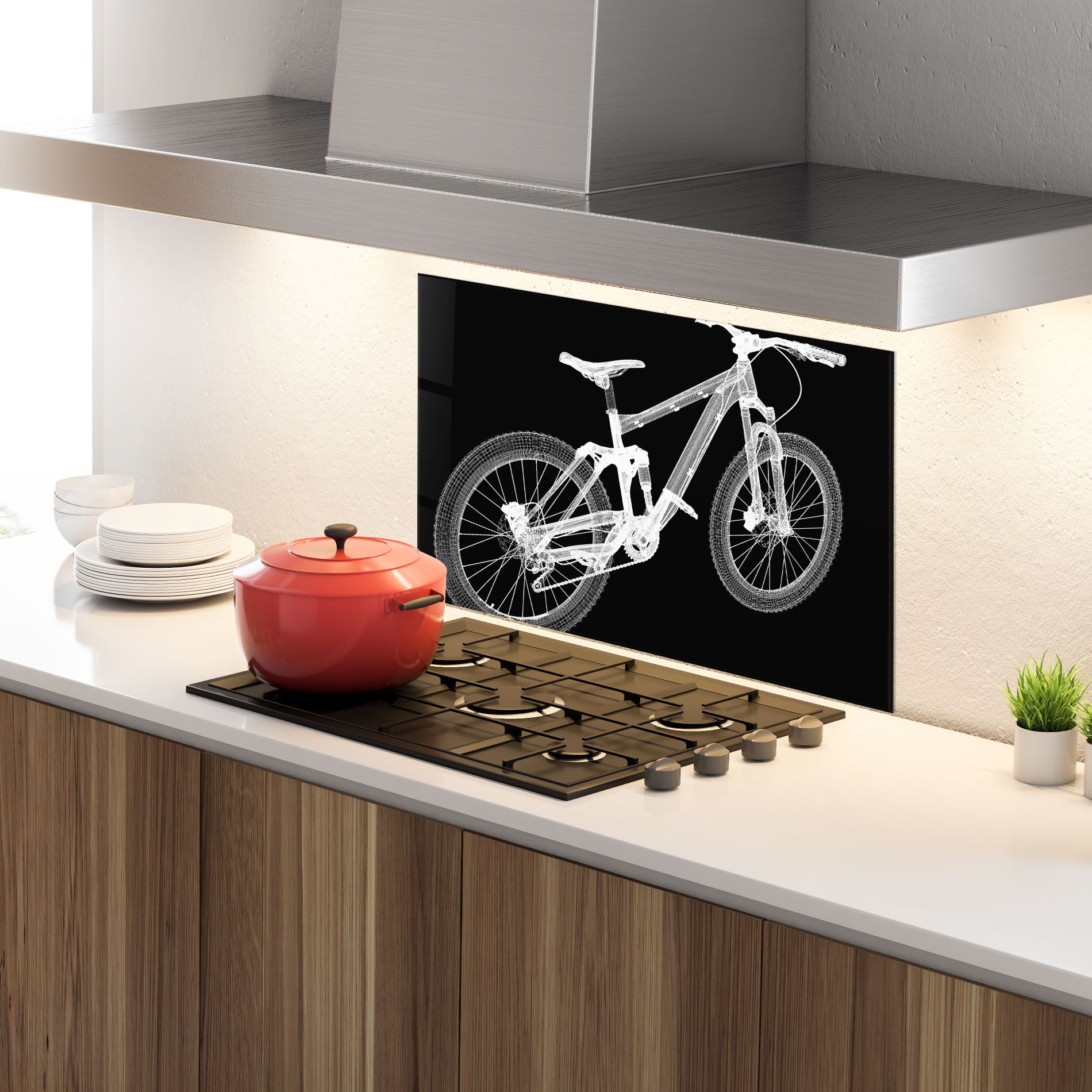 Bike 3d Model mockup 4