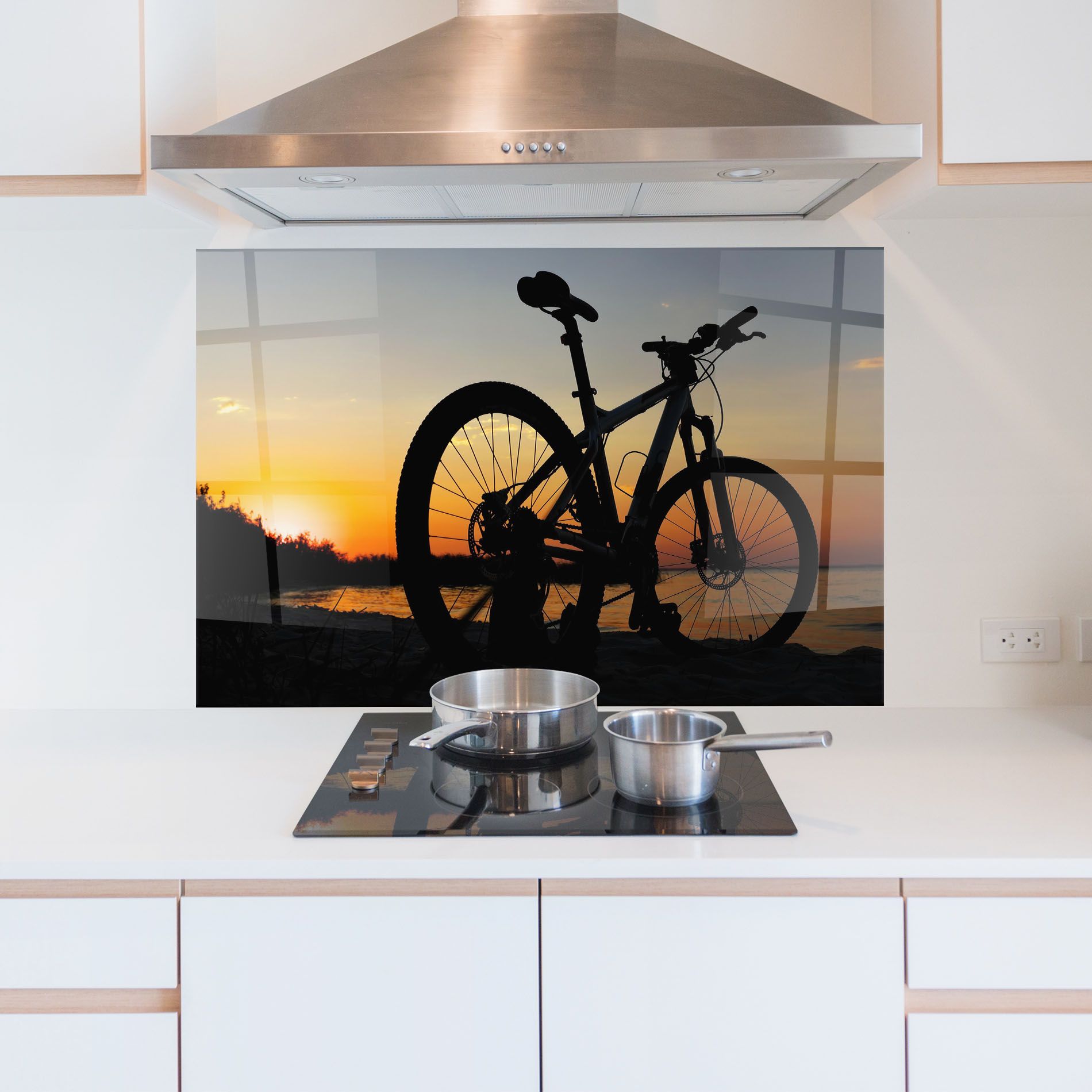 Beach Bike Silhouette mockup 5