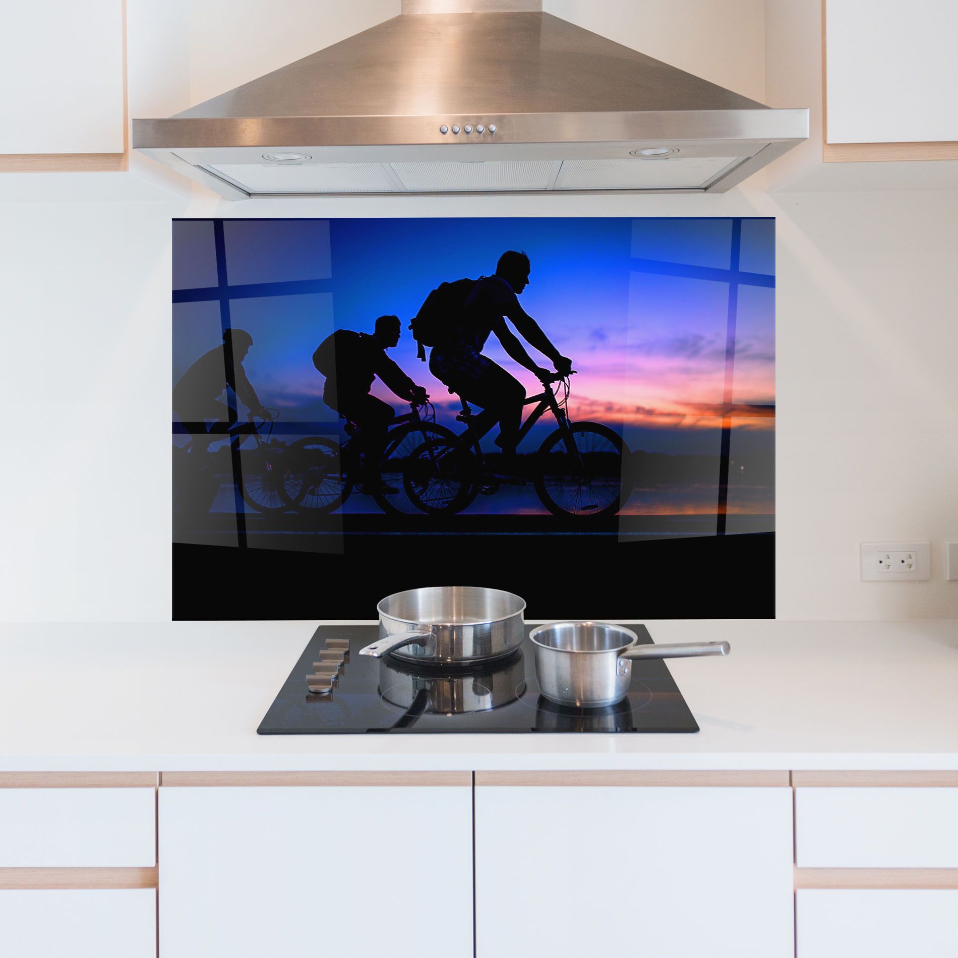 Dark Blue Sky Shilouette mockup 5