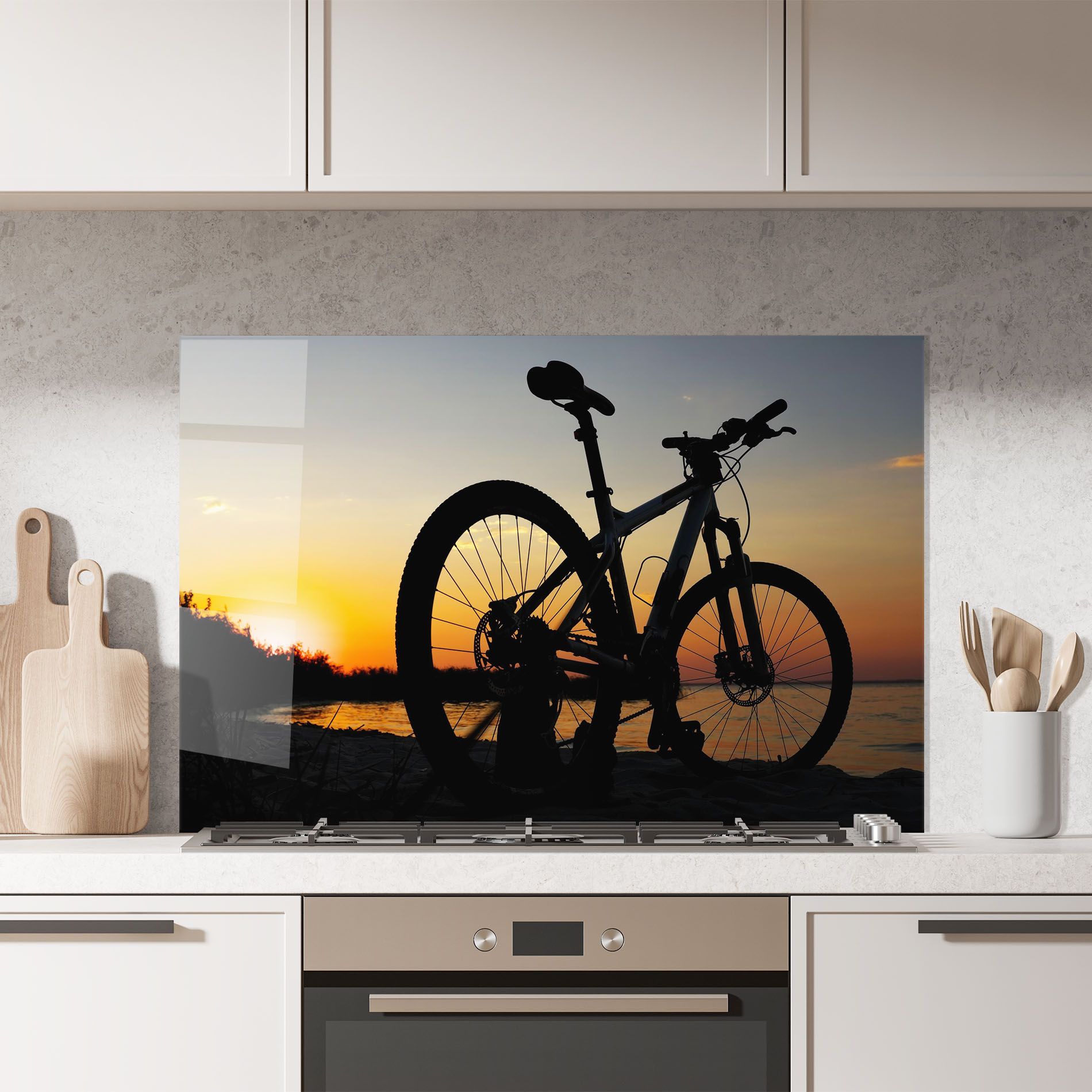 Beach Bike Silhouette mockup 7