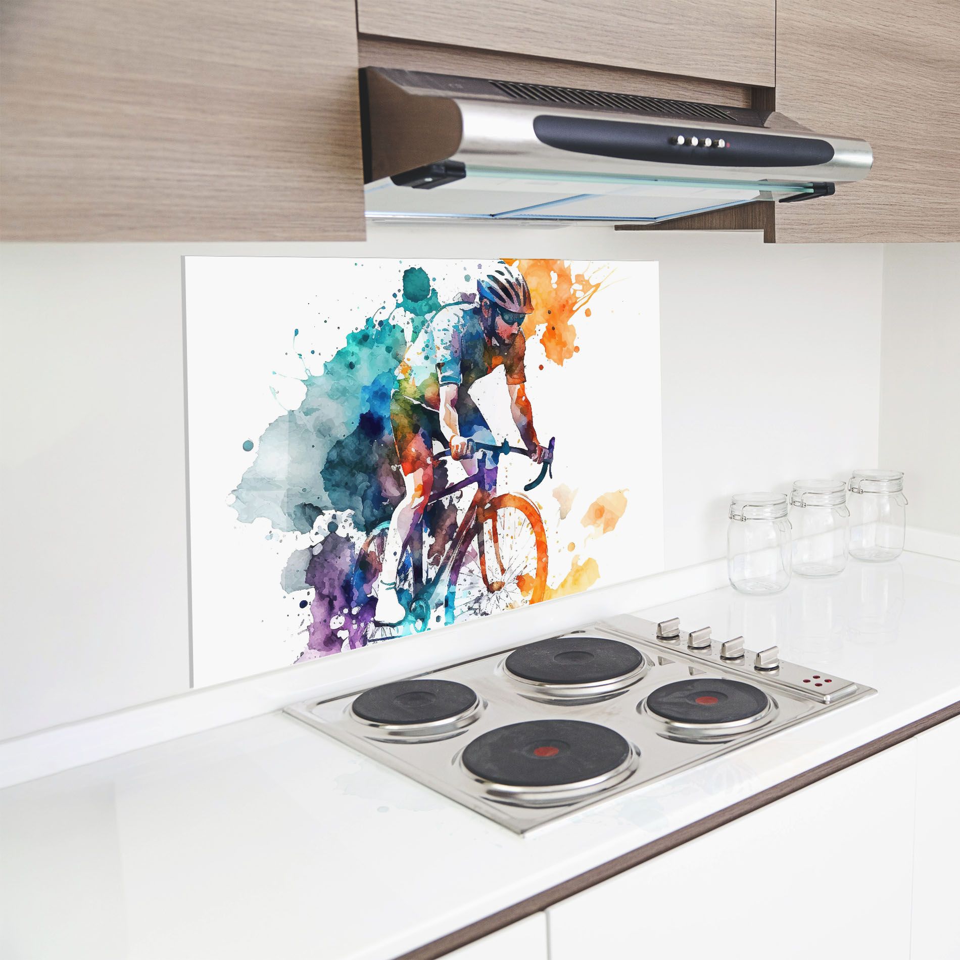 Cycling Watercolor mockup 8