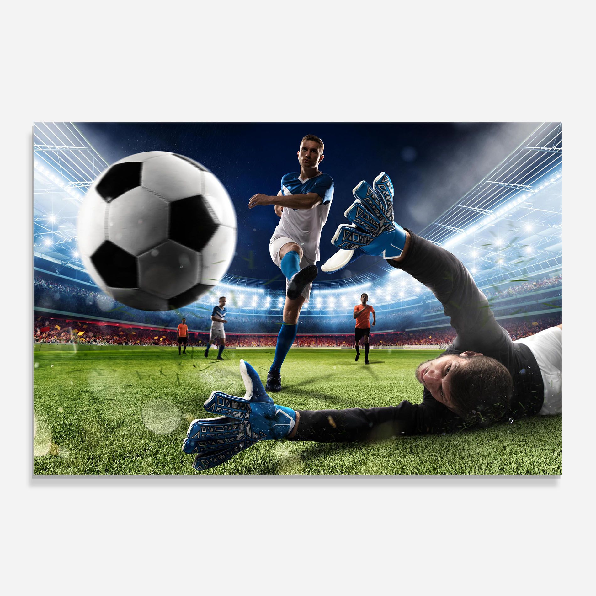 Goalkeeper Kicks Ball mockup 0
