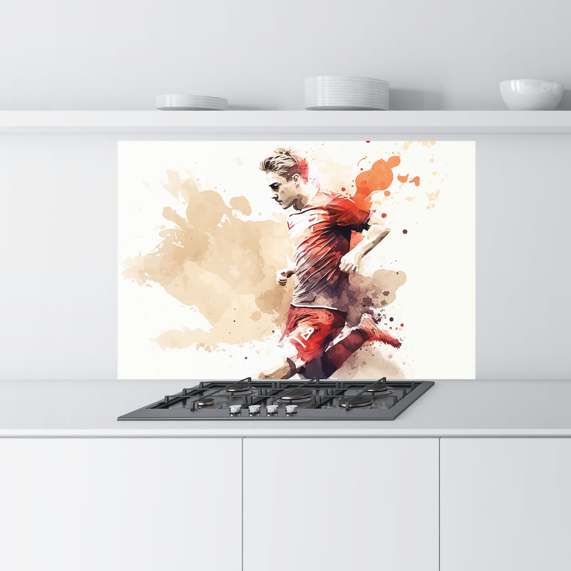 Football Red Cream mockup 9